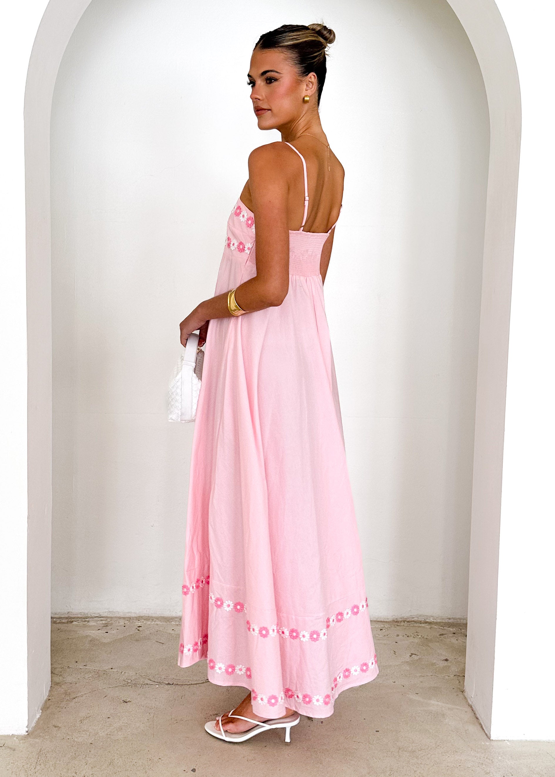 Hestia Maxi Dress - Blush