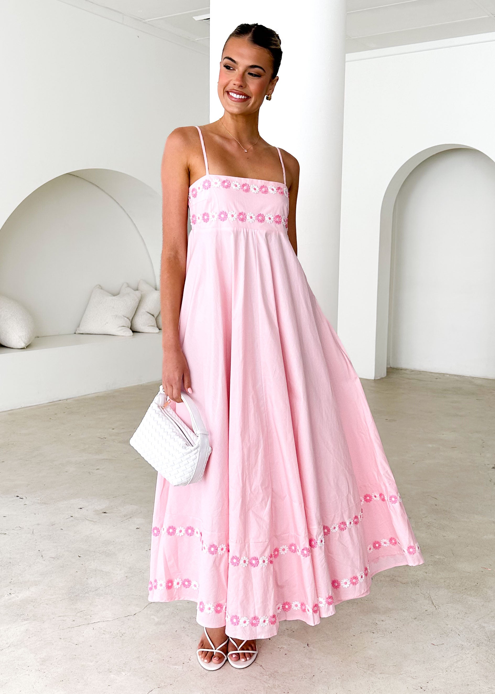 Hestia Maxi Dress - Blush