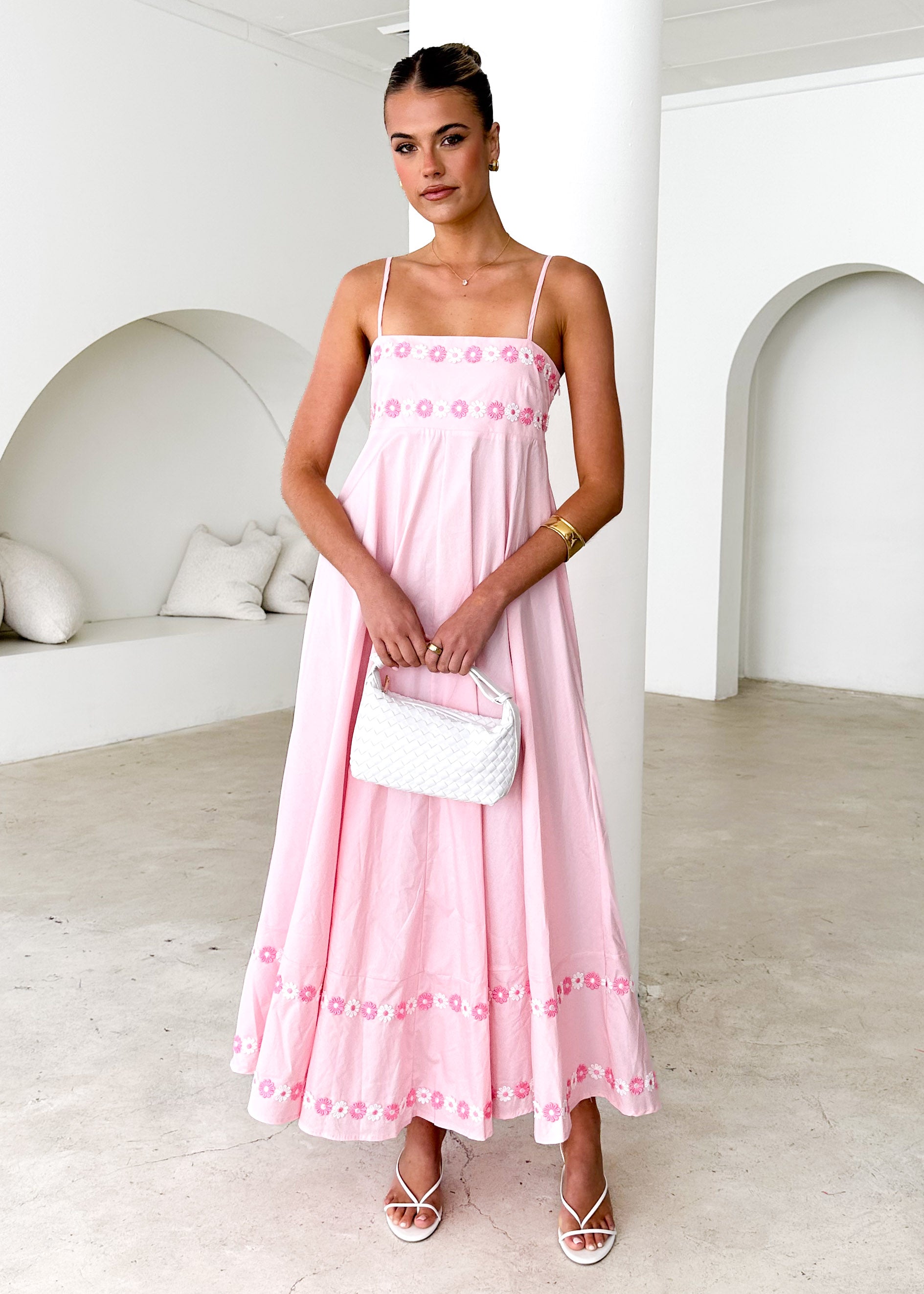 Hestia Maxi Dress - Blush