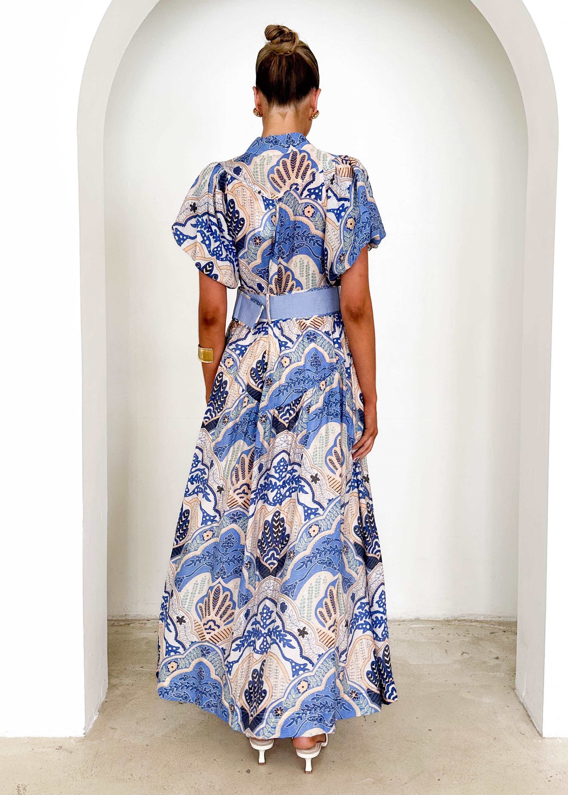 Ciroc Maxi Dress - Blue Paisley