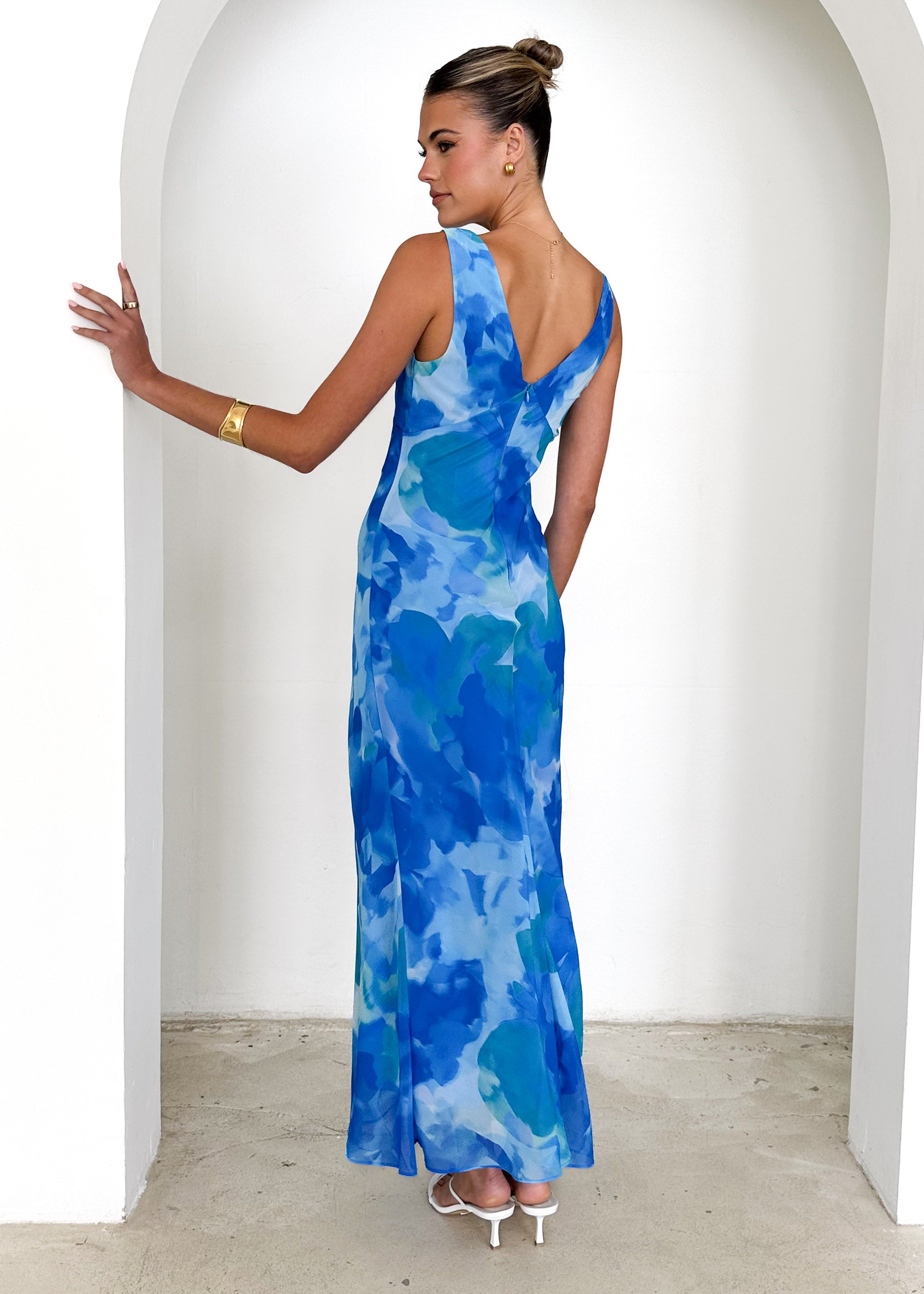 Esplanade Maxi Dress - Blue Splash