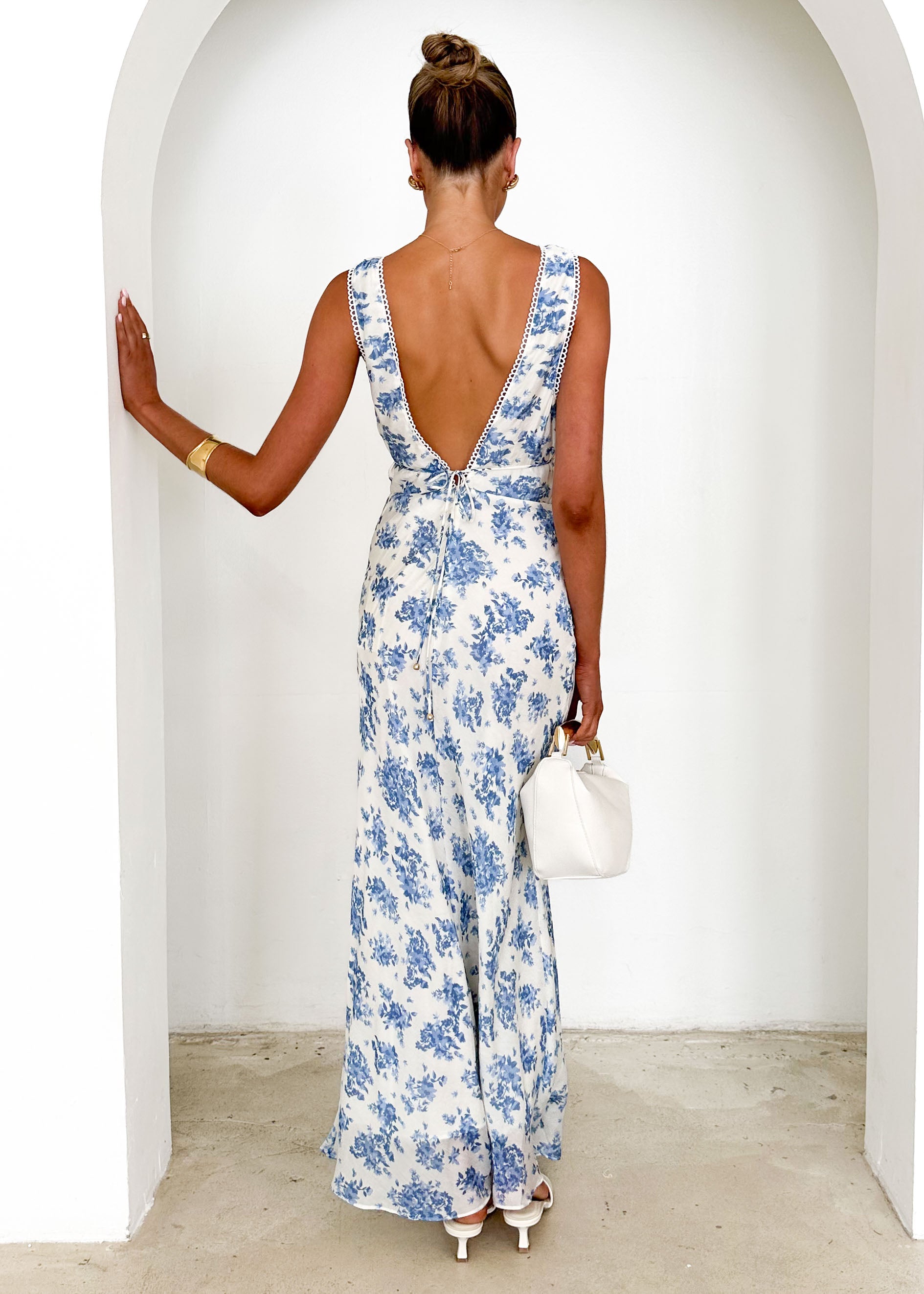 Fremont Maxi Dress - Blue Floral