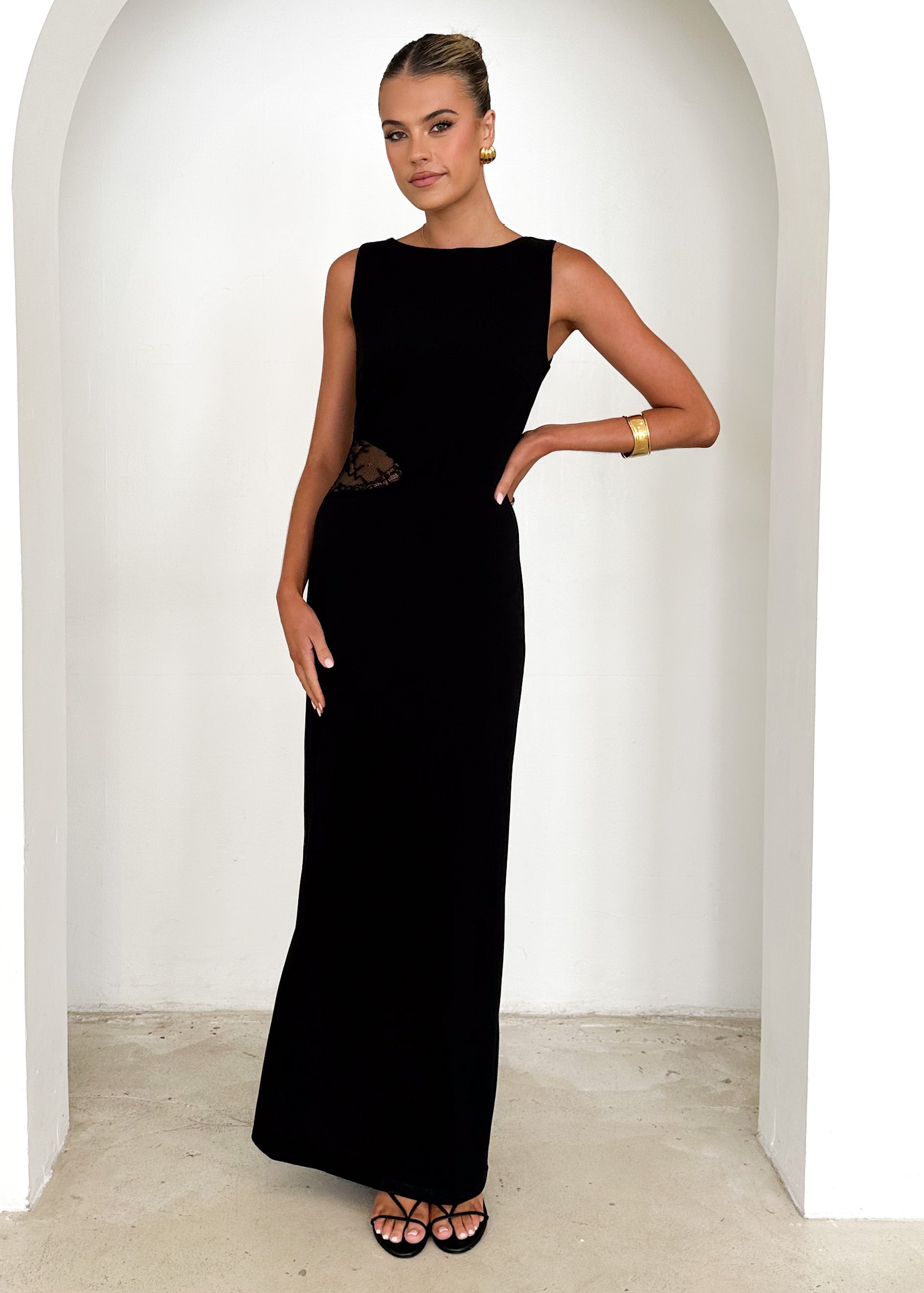 Lenon Maxi Dress - Black