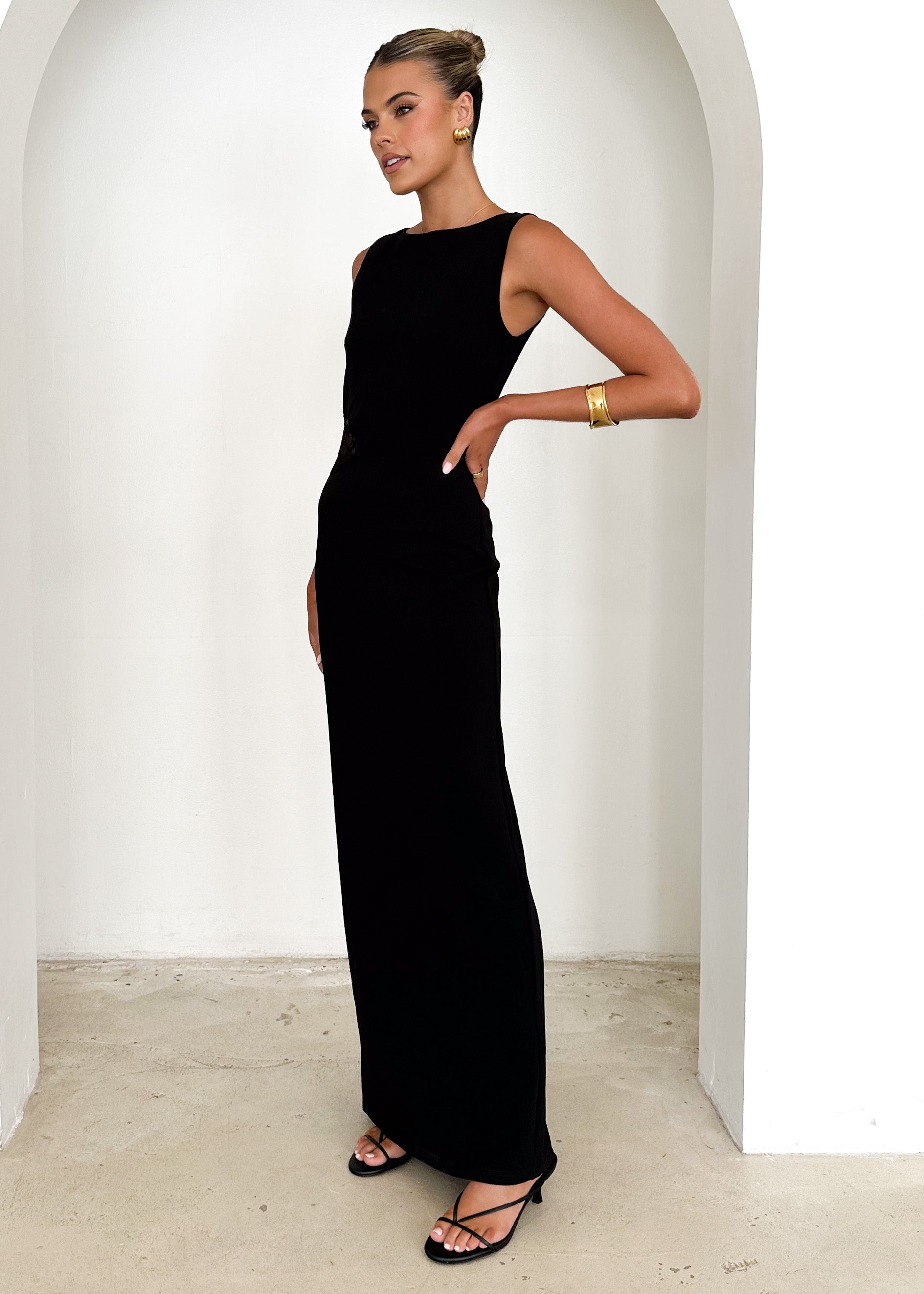 Lenon Maxi Dress - Black