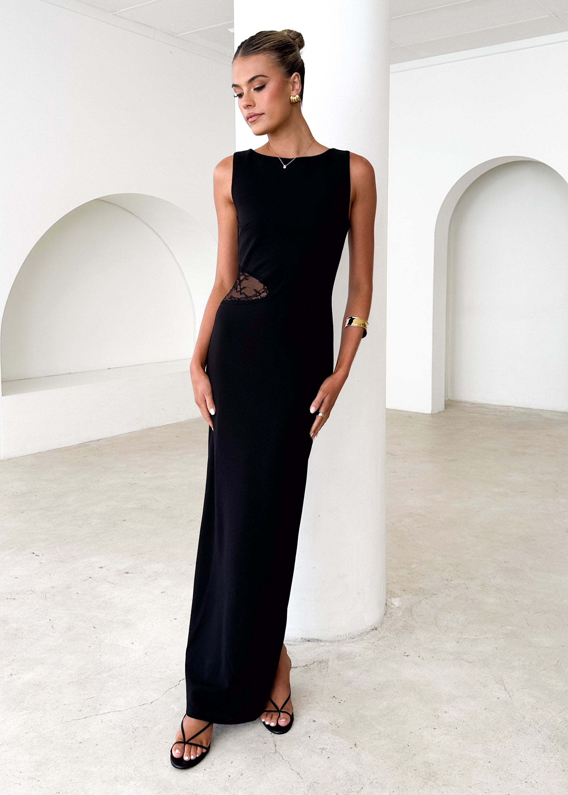 Lenon Maxi Dress - Black