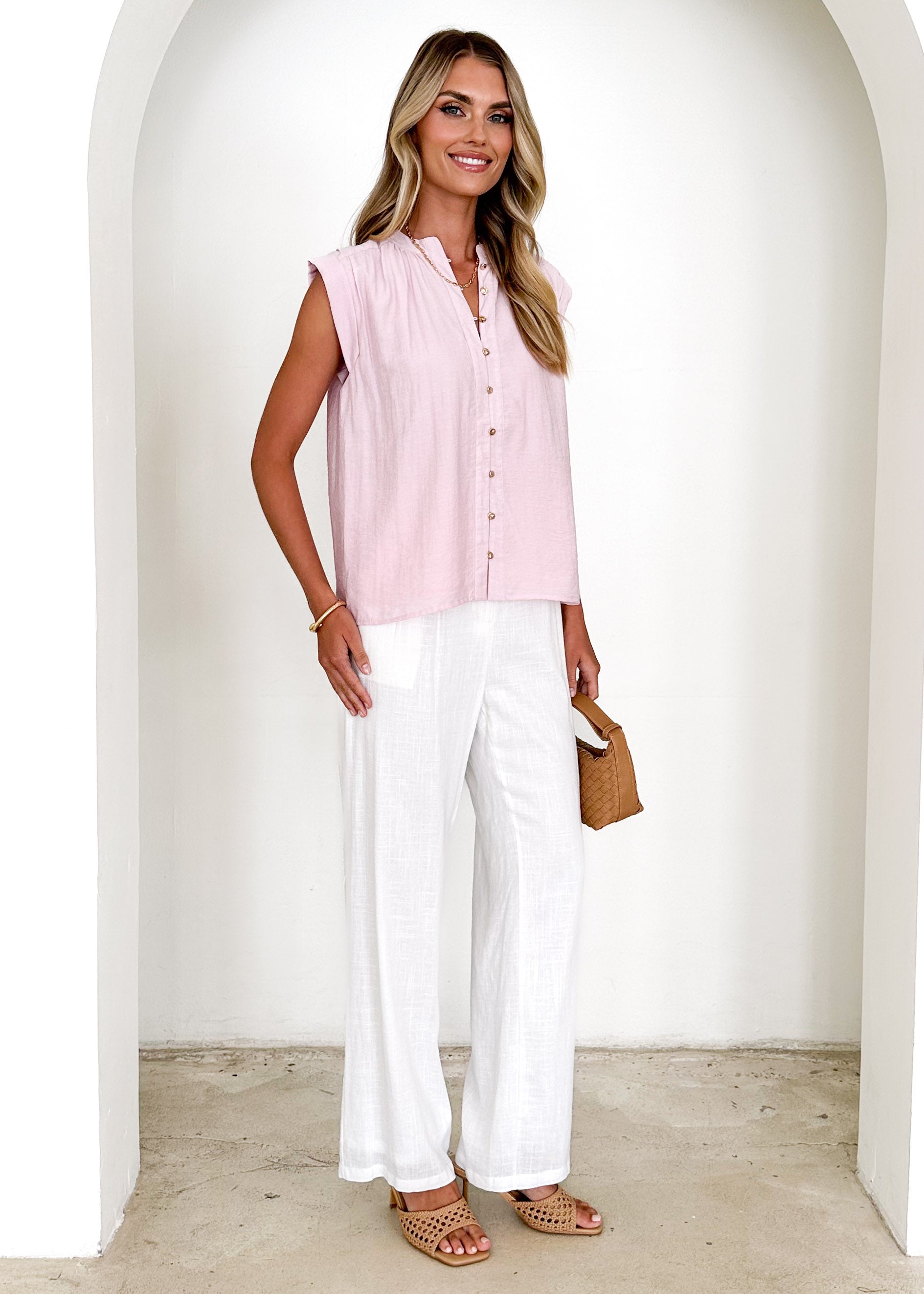 Peru Blouse - Blush