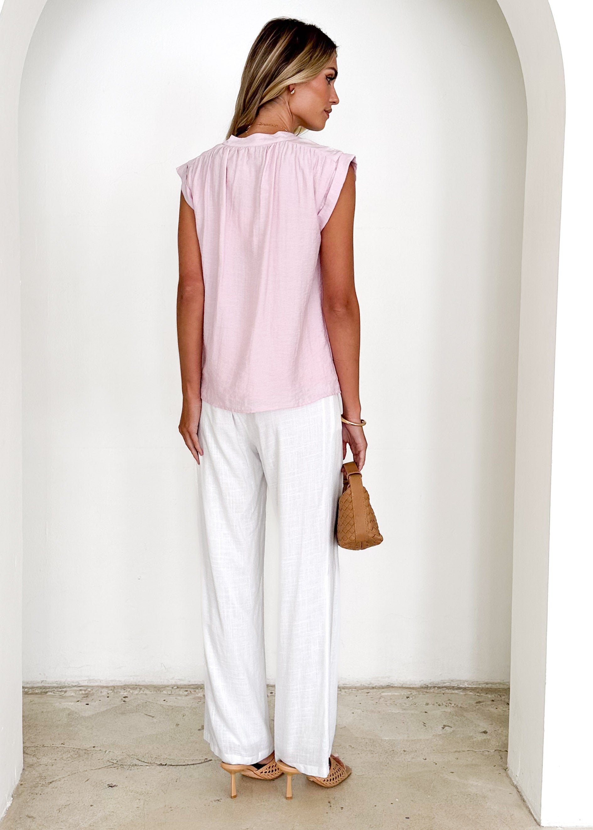 Peru Blouse - Blush