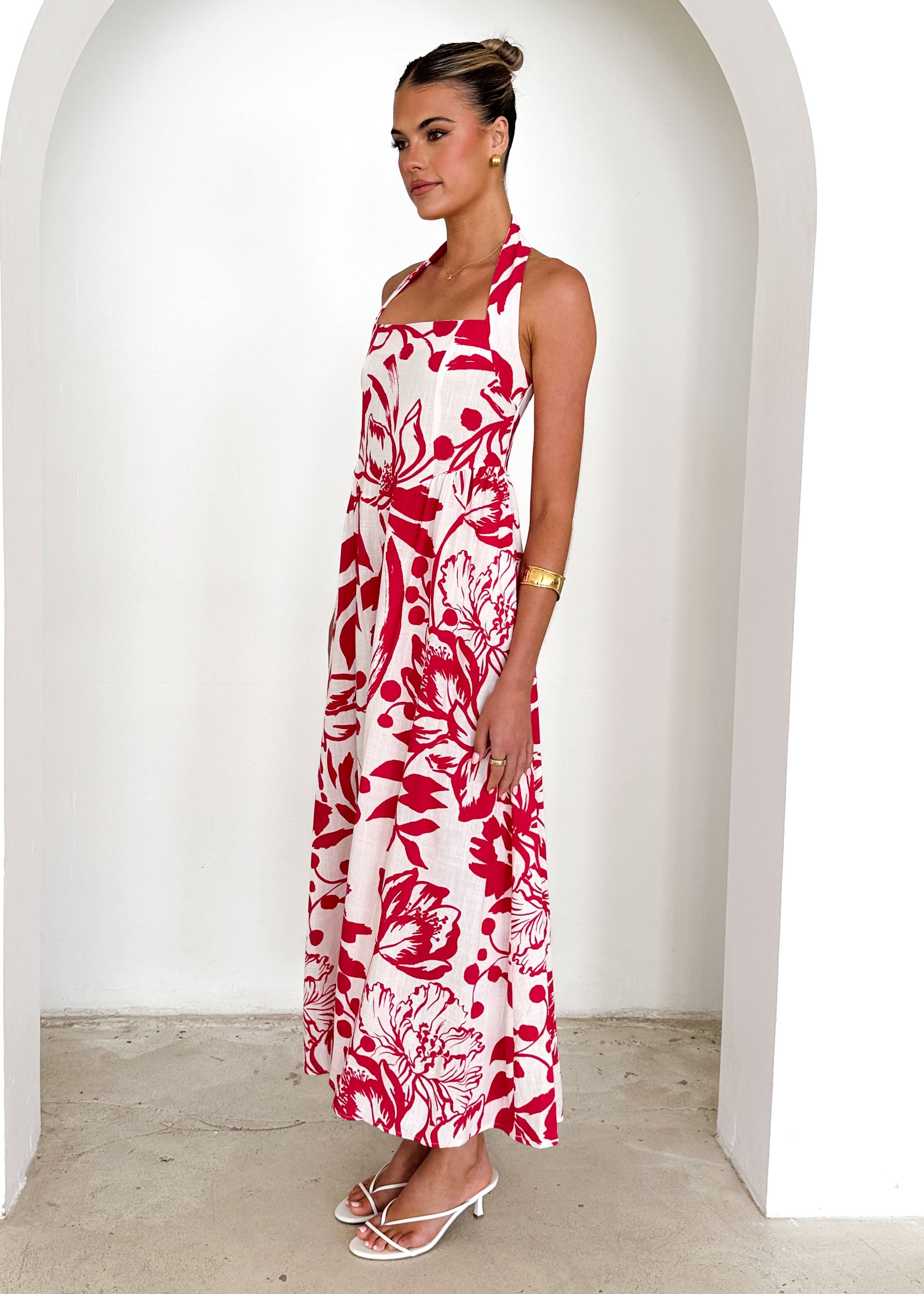 Mahiya Halter Maxi Dress - Rosalind