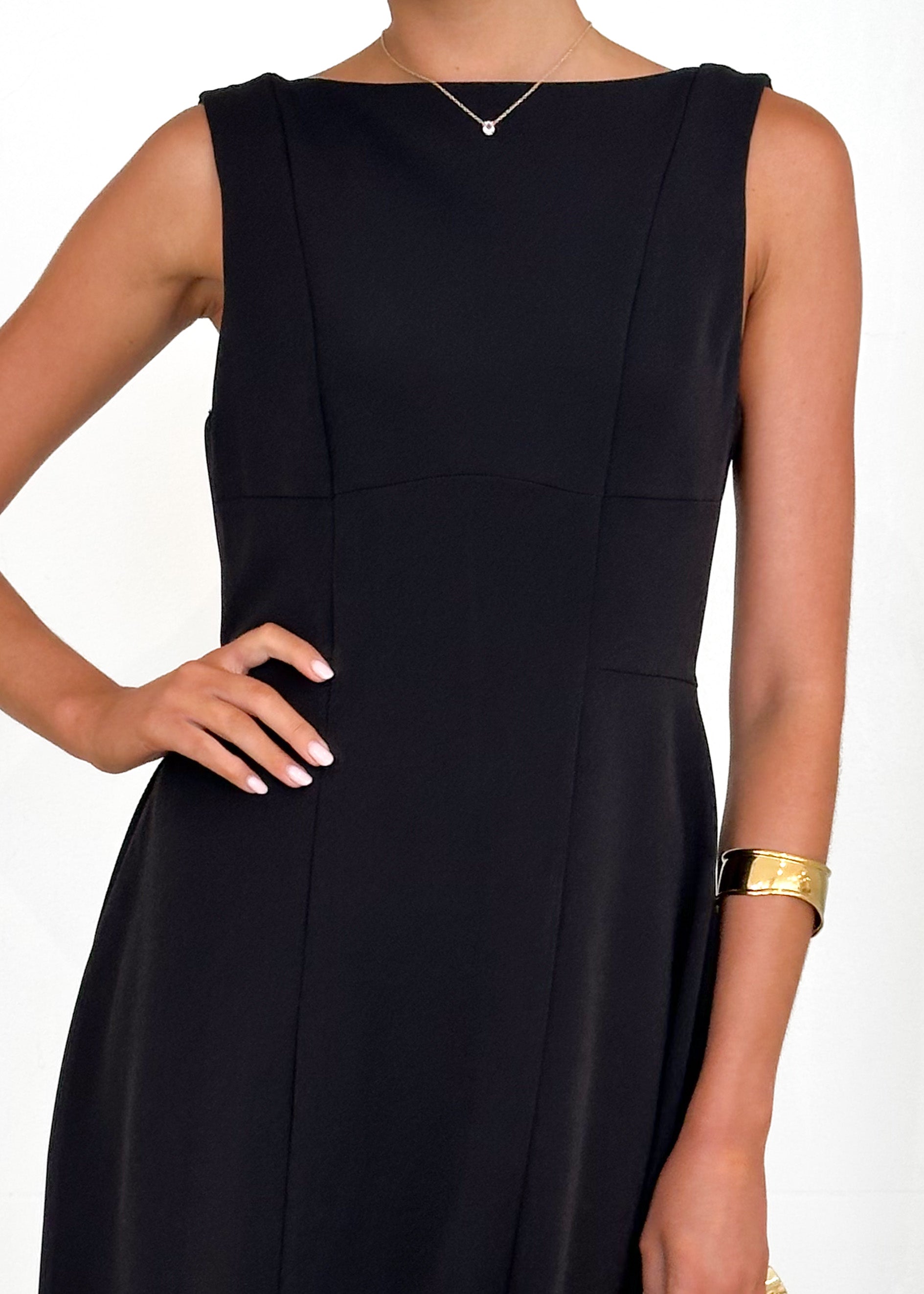 Beckham Midi Dress - Black