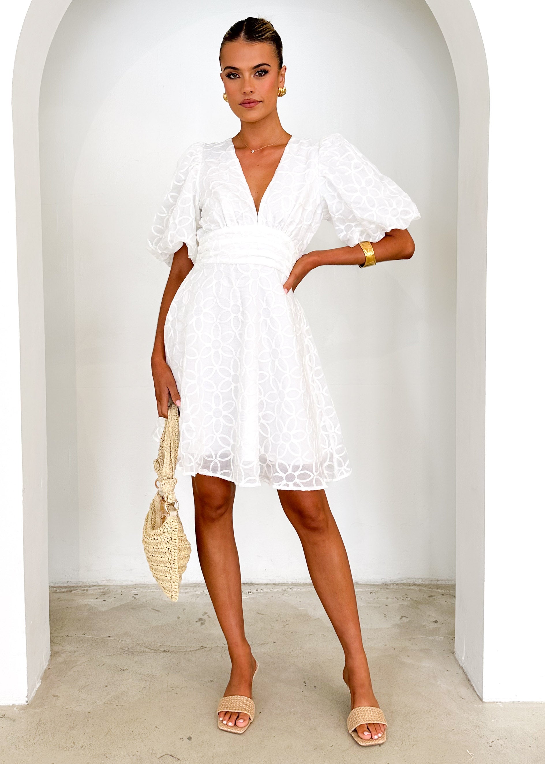 Katrionah Dress - Off White