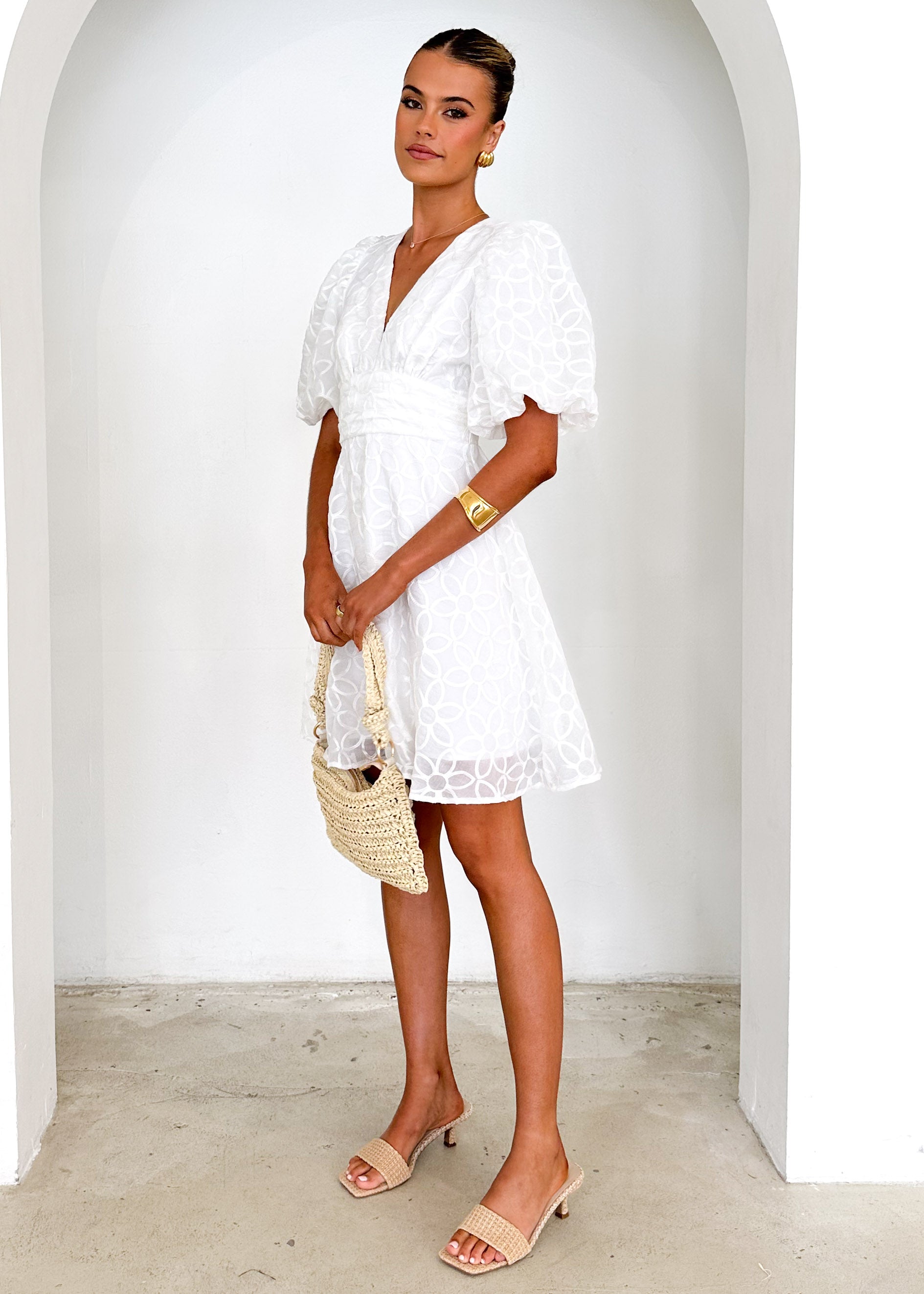 Katrionah Dress - Off White