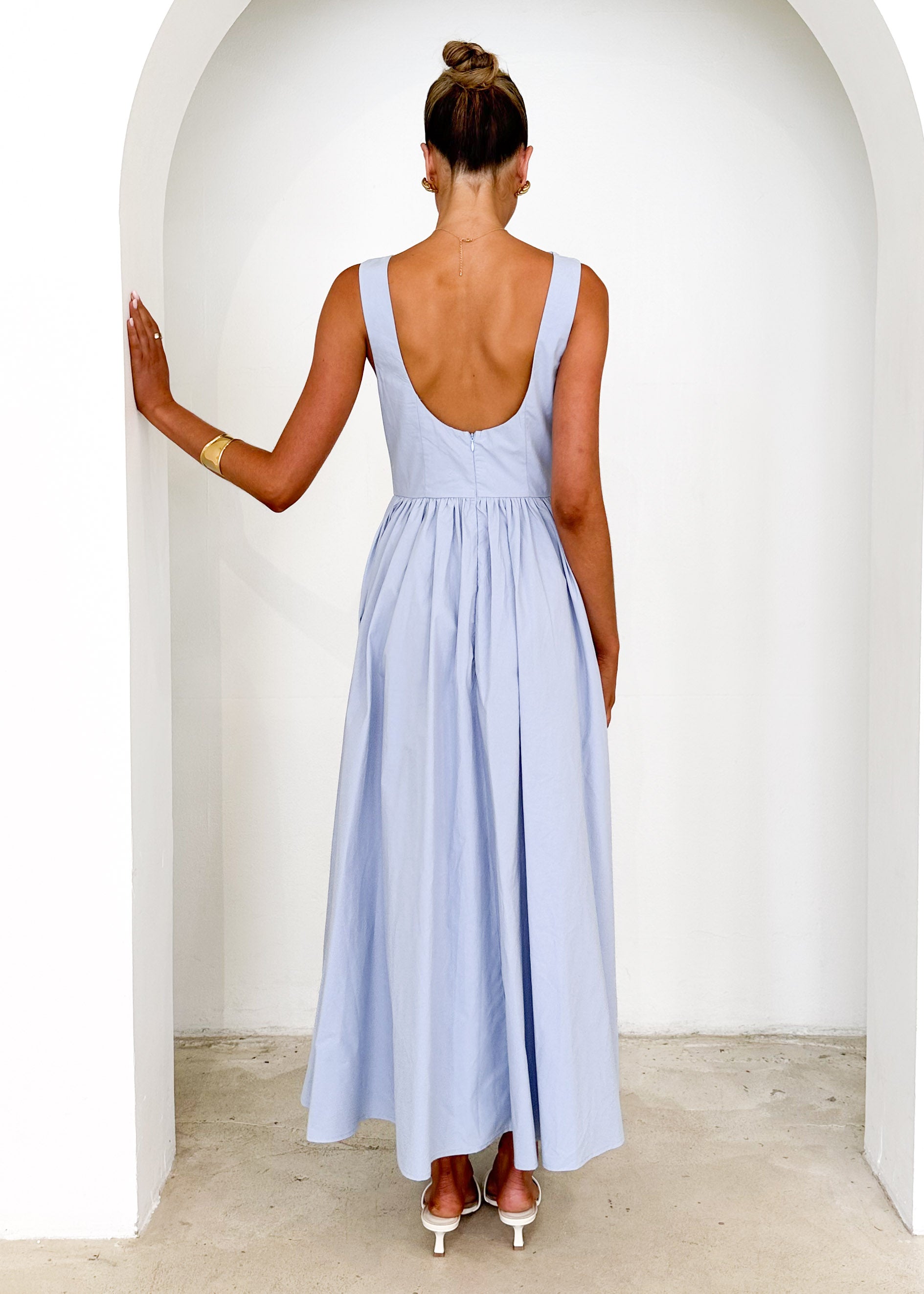 Bessie Maxi Dress - Baby Blue