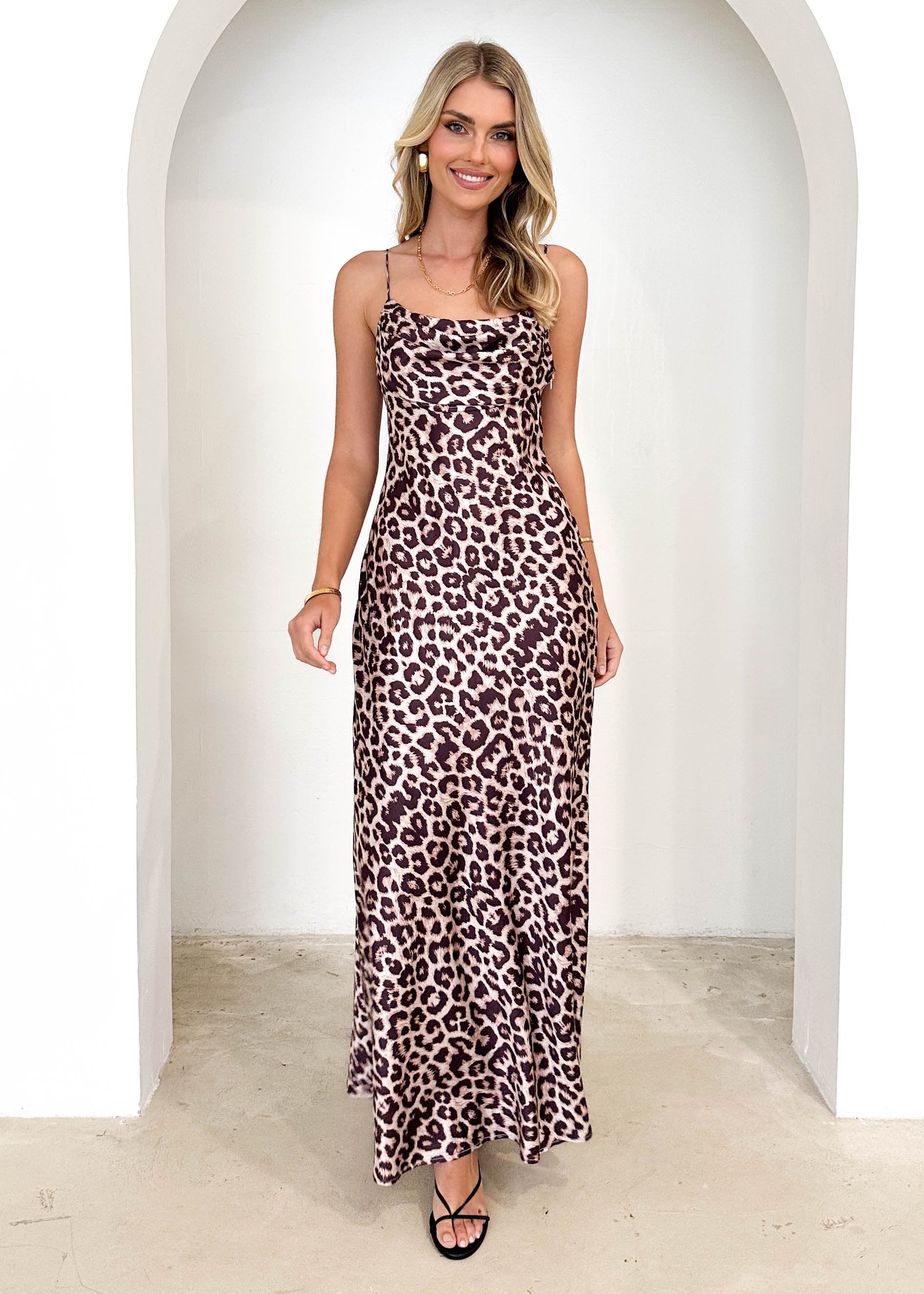 Maysen Maxi Dress - Leopard