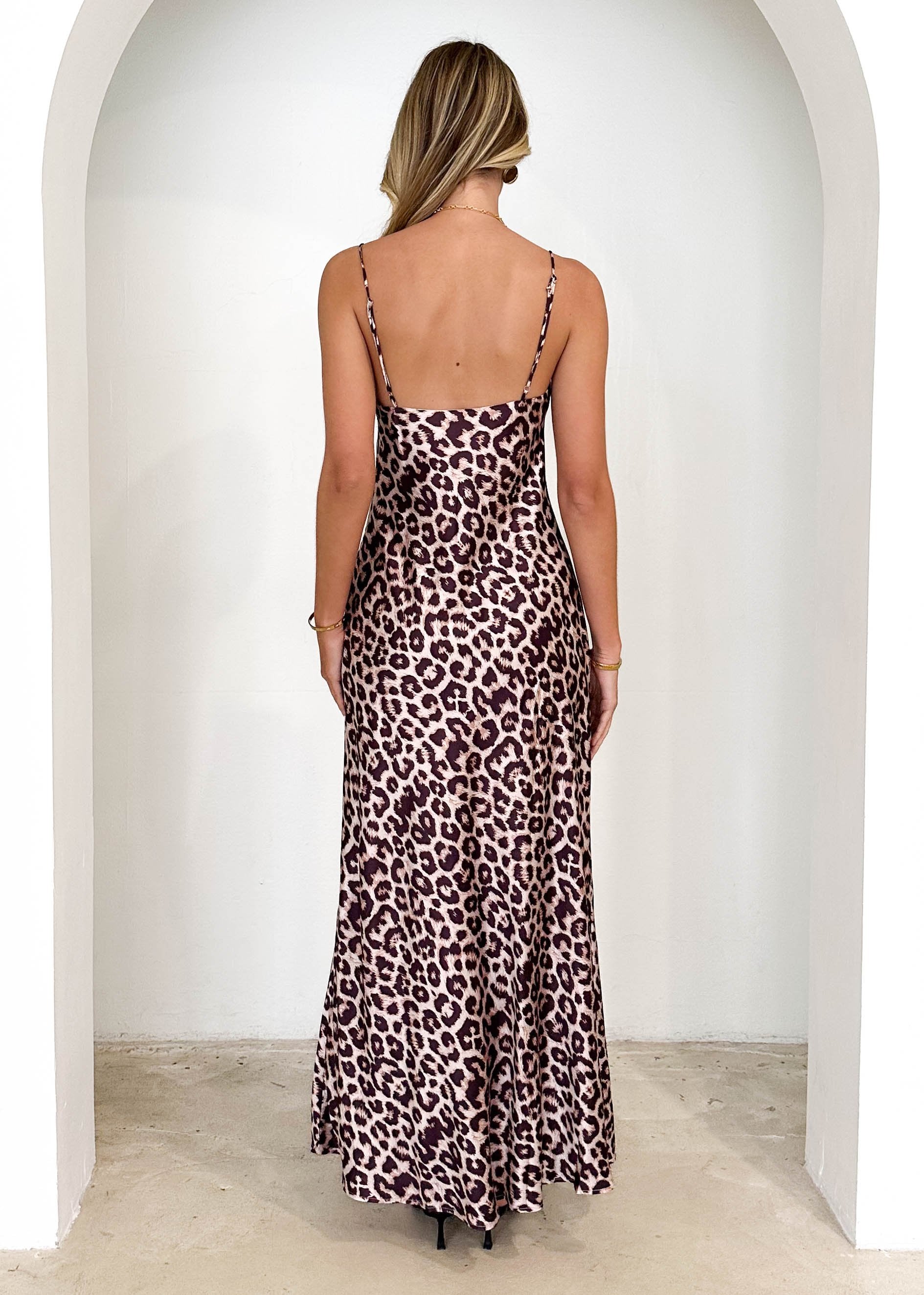 Maysen Maxi Dress - Leopard