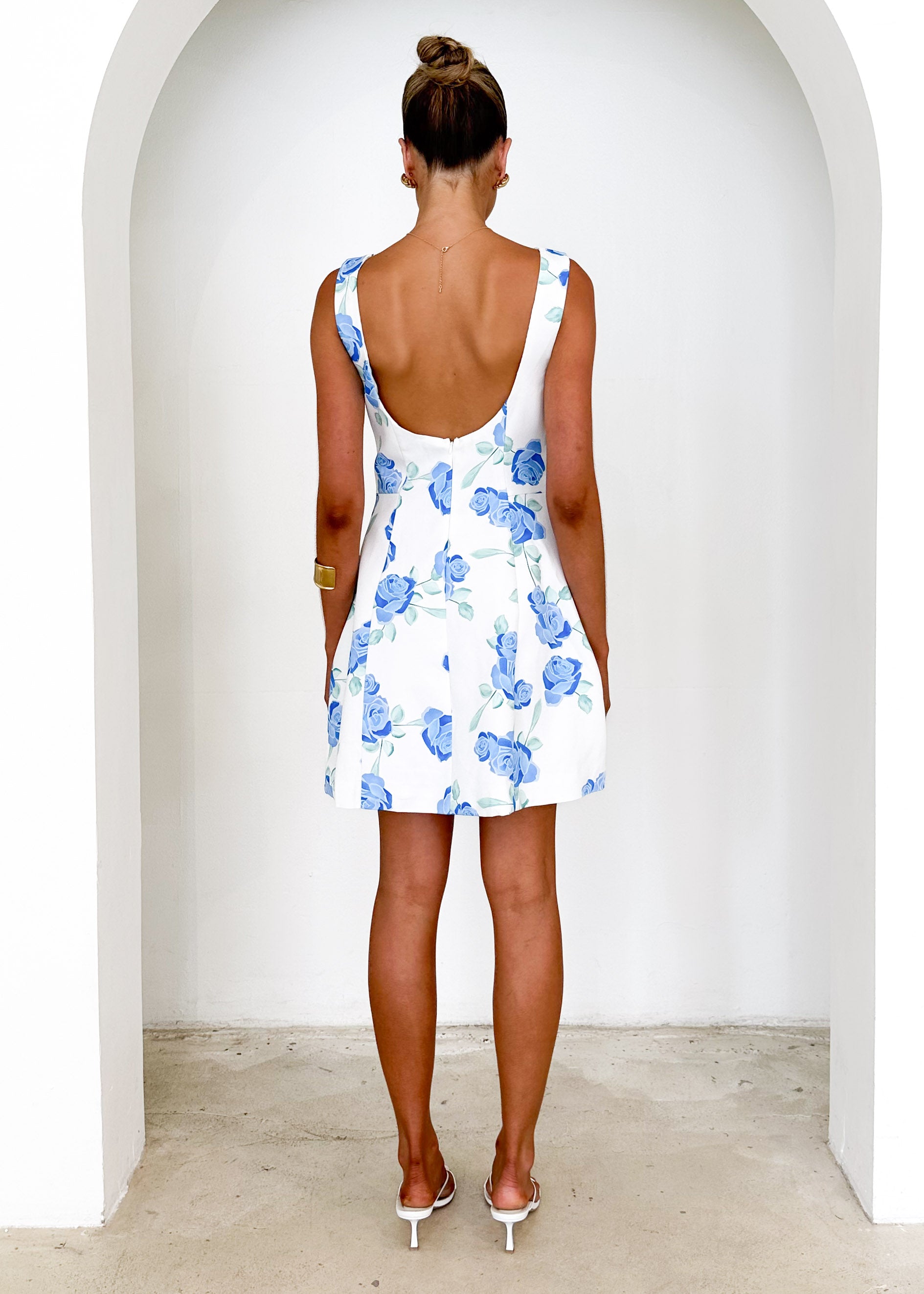 Clarissa Dress - Azure Floral