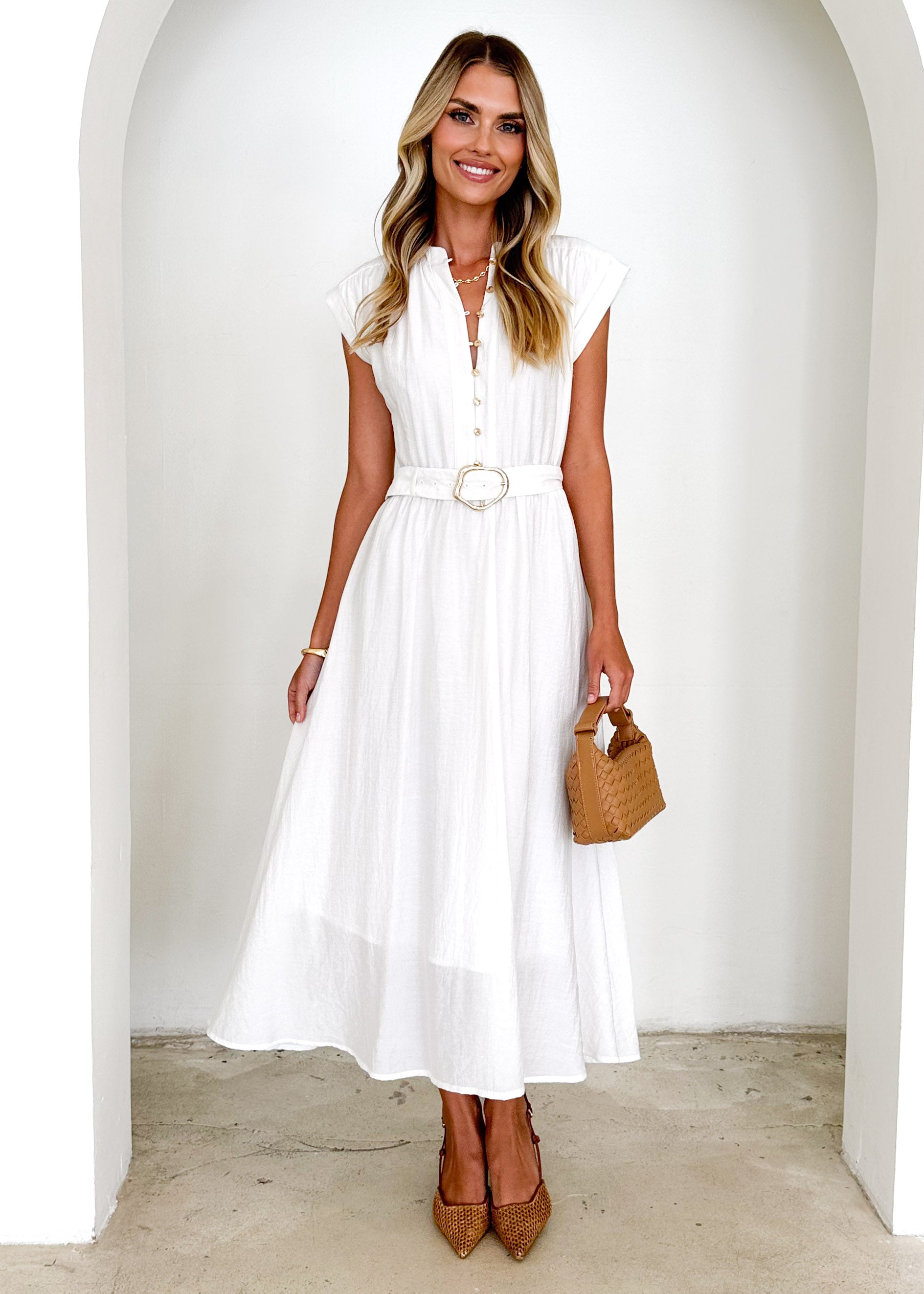 Rivington Maxi Dress - Off White