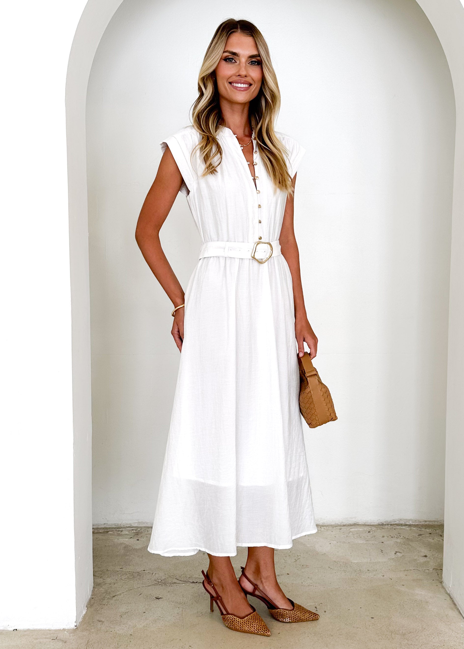 Rivington Maxi Dress - Off White