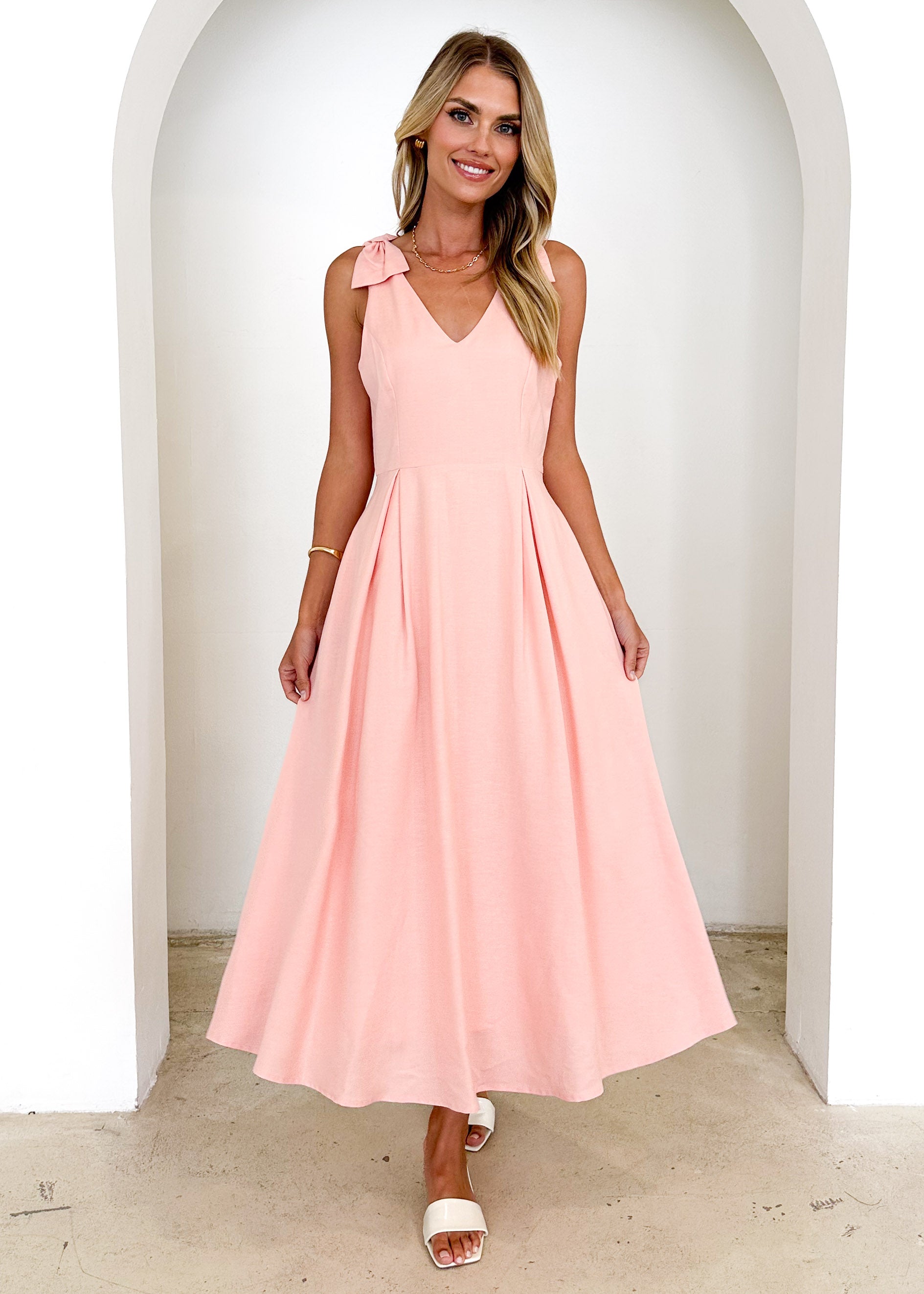 Pacifica Midi Dress - Blush