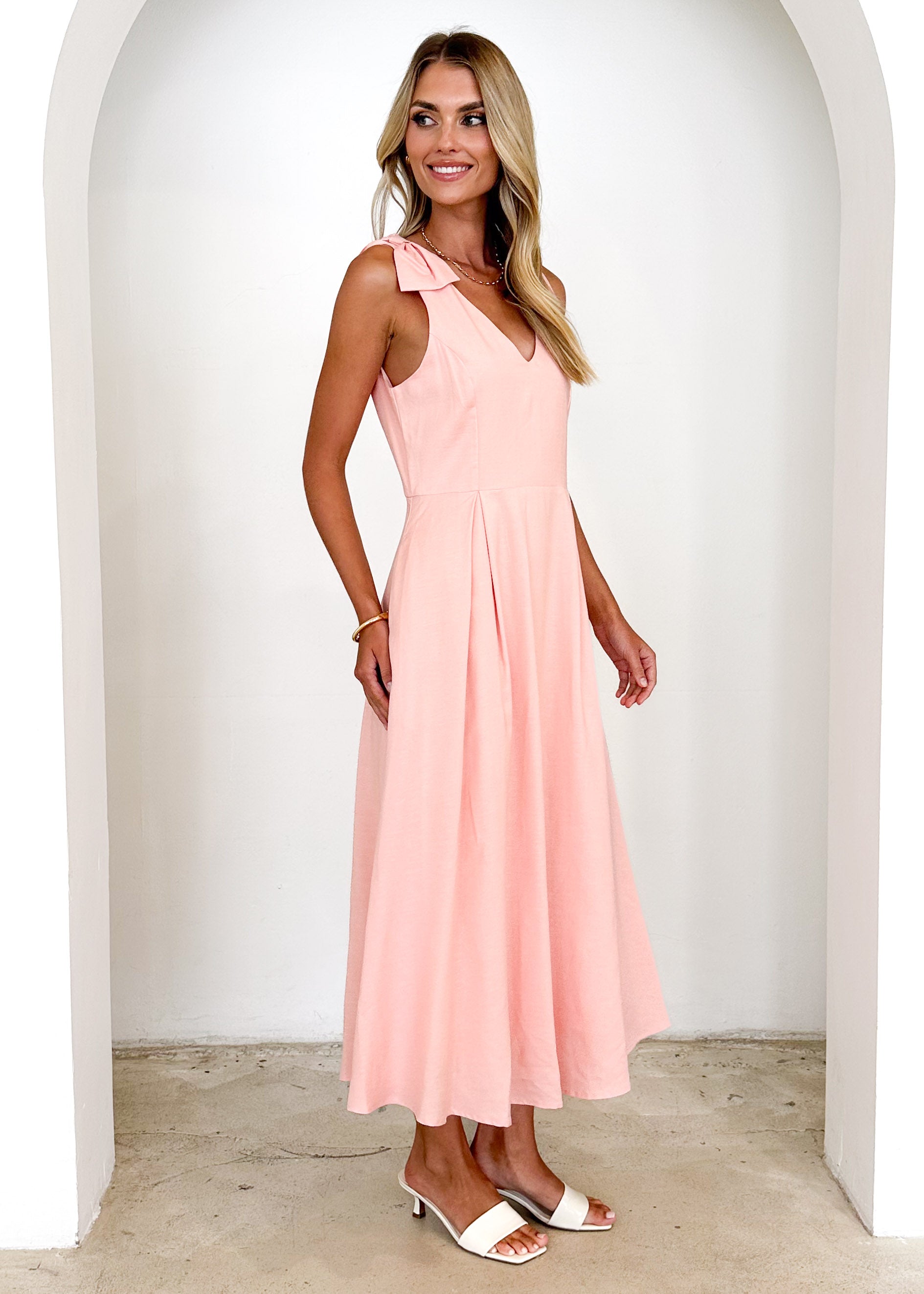 Pacifica Midi Dress - Blush