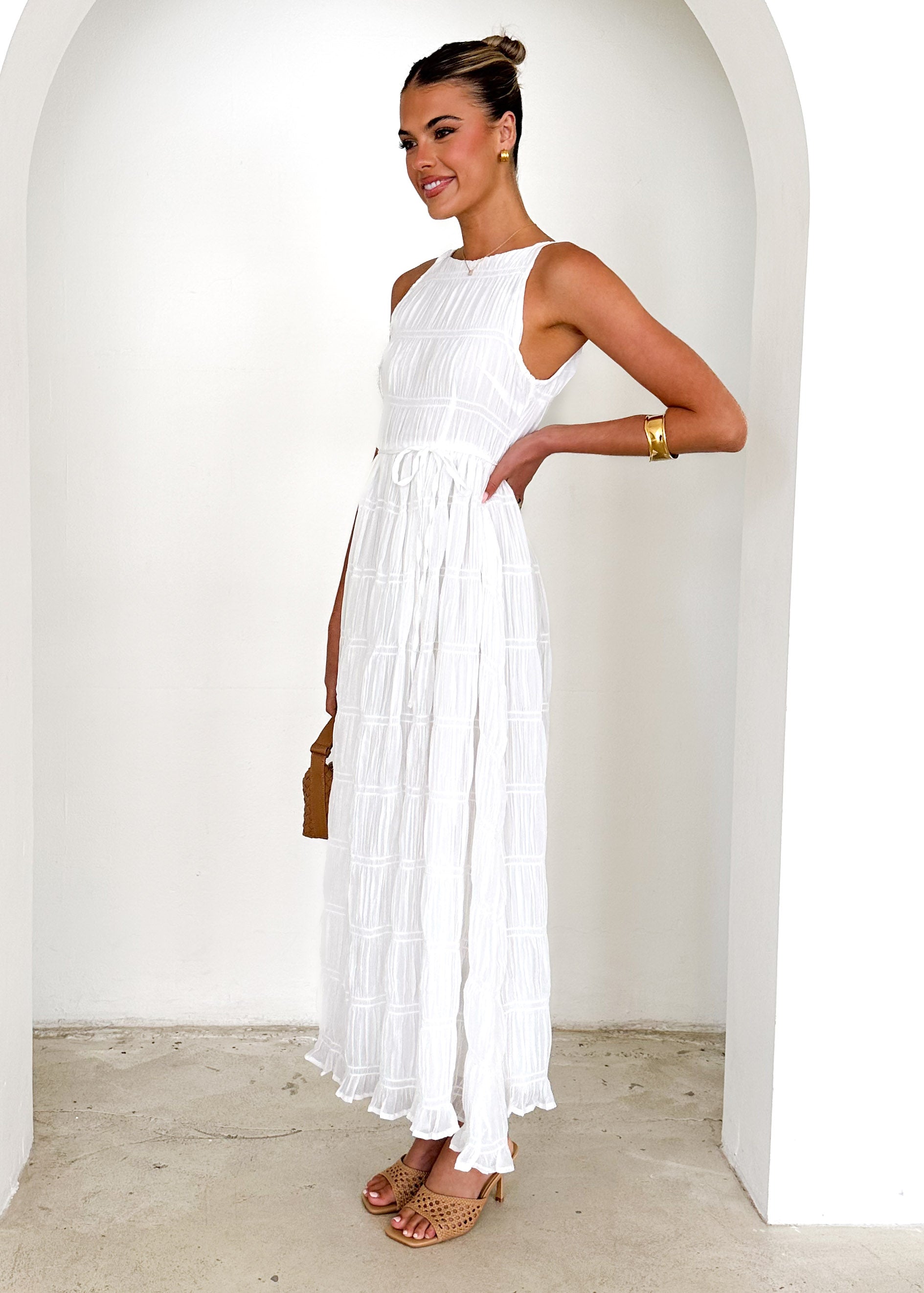 Jericho Maxi Dress - Off White