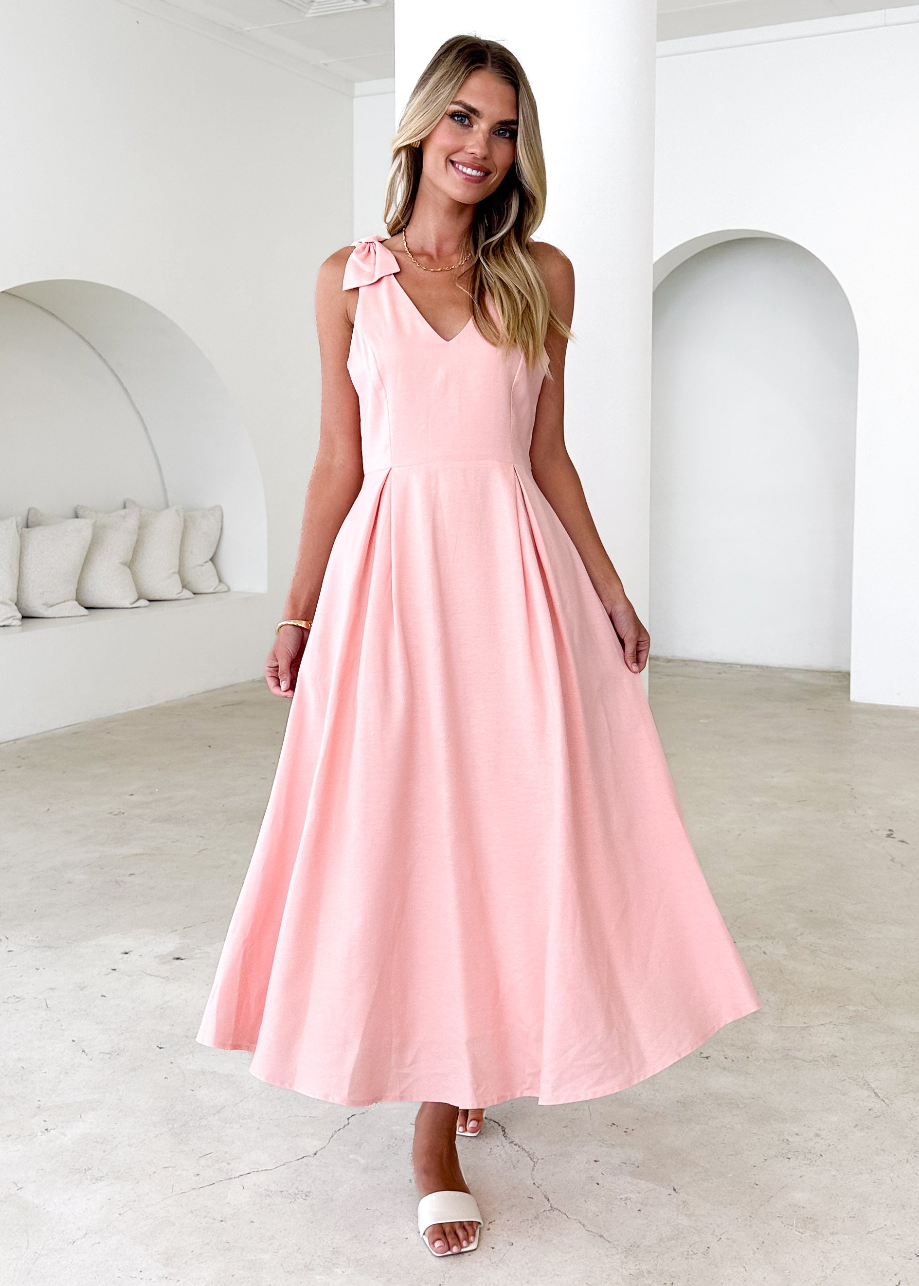 Pacifica Midi Dress - Blush