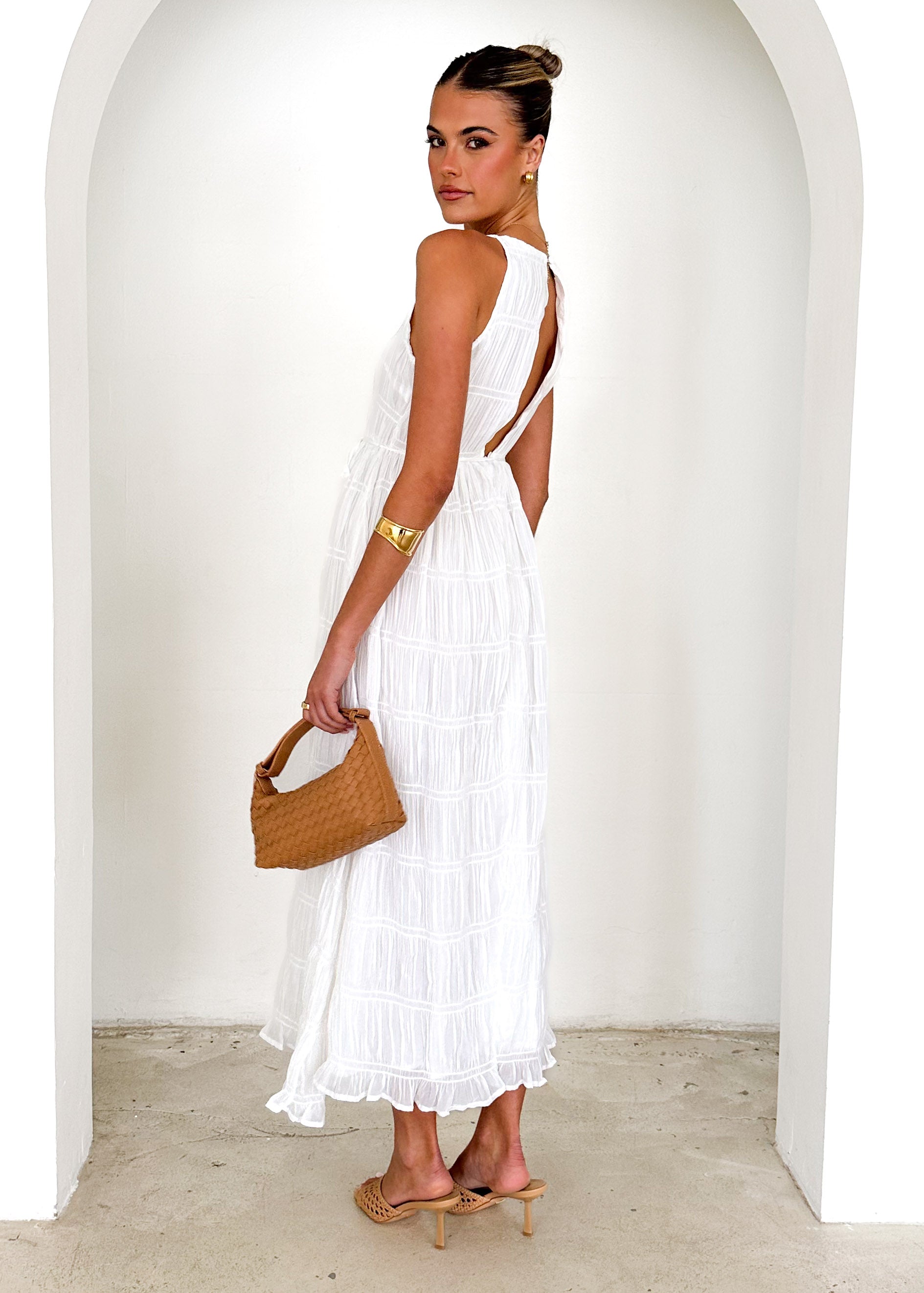 Jericho Maxi Dress - Off White