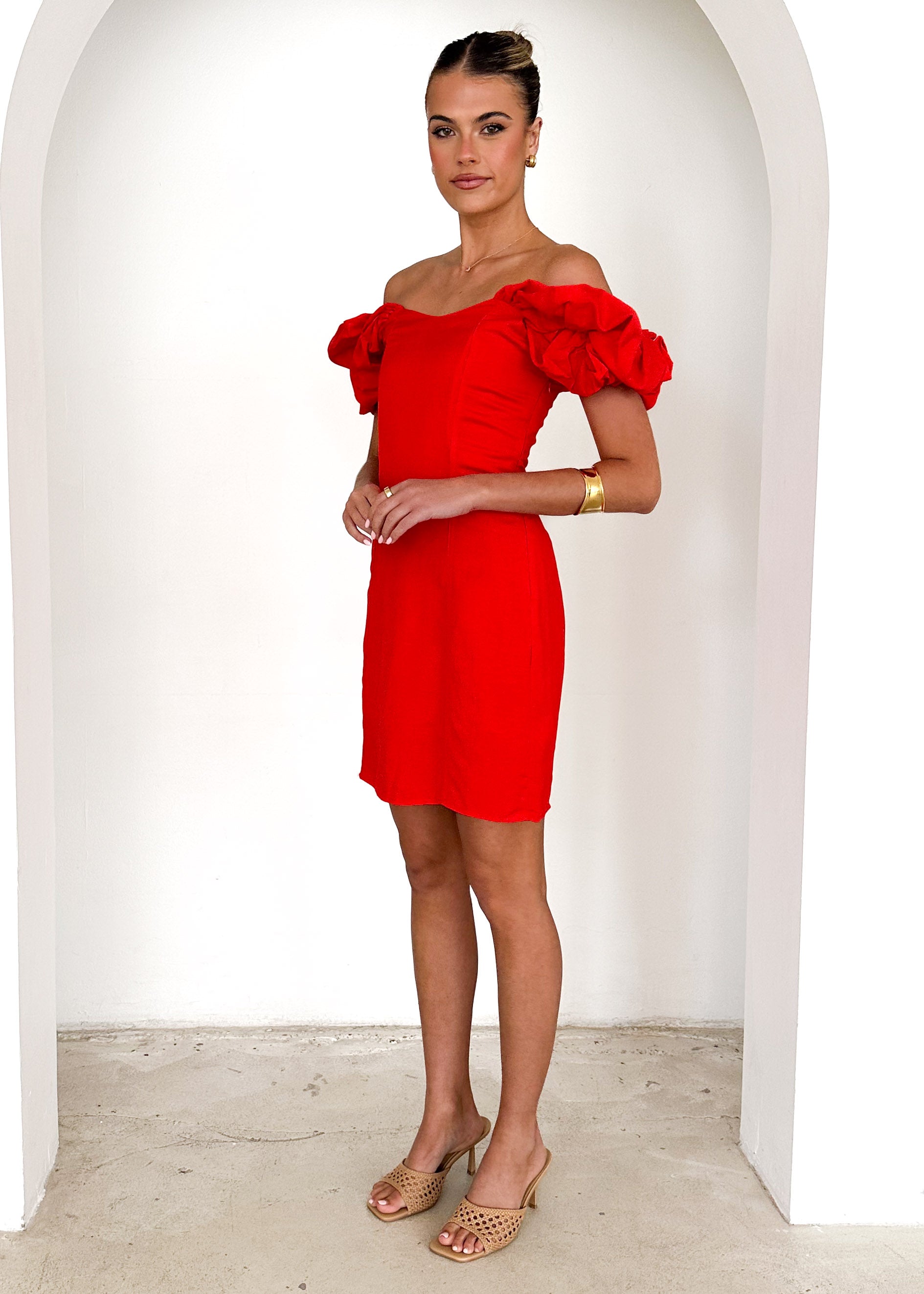 Ophelia Dress - Red