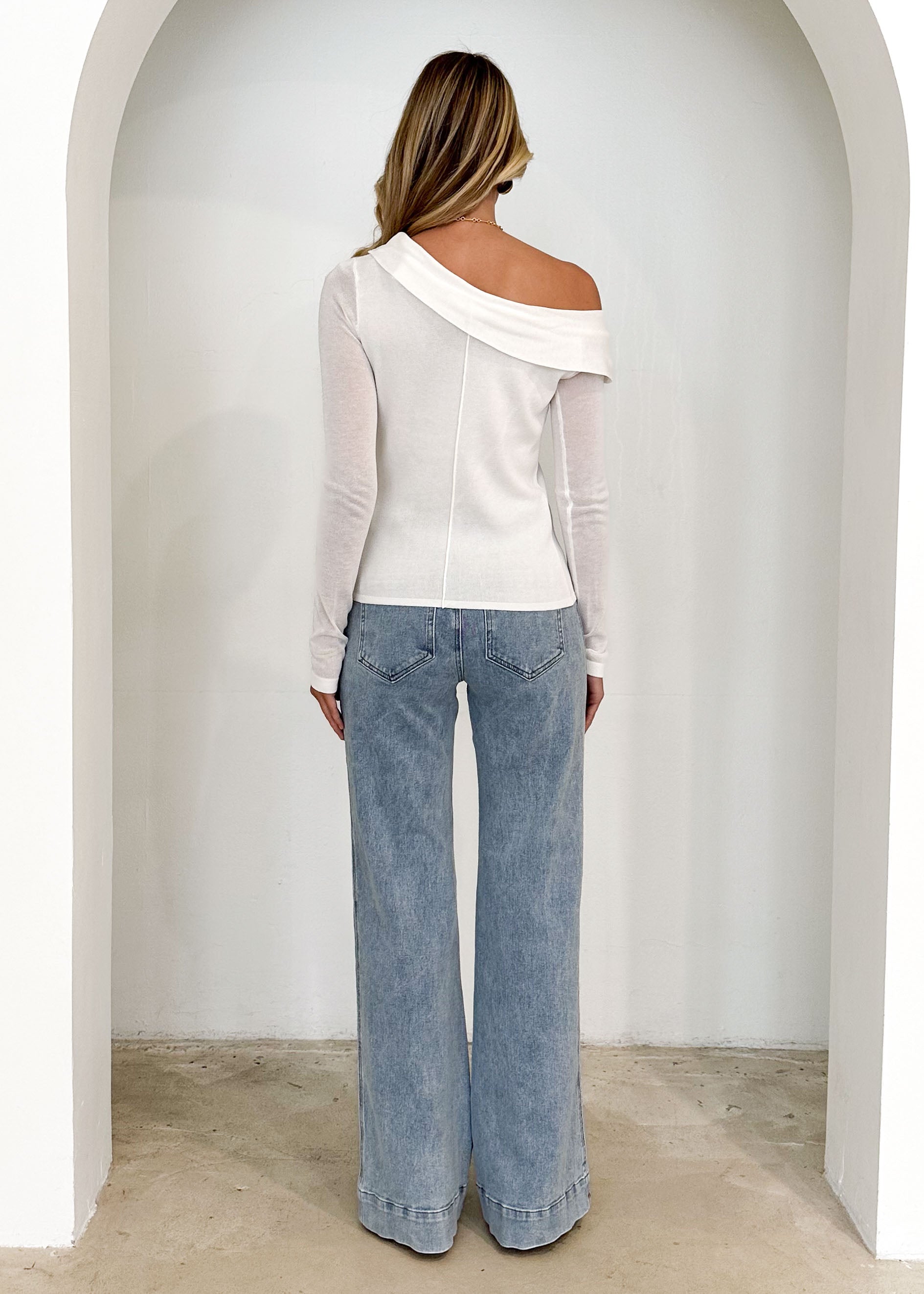 Davida Knit Top - Off White