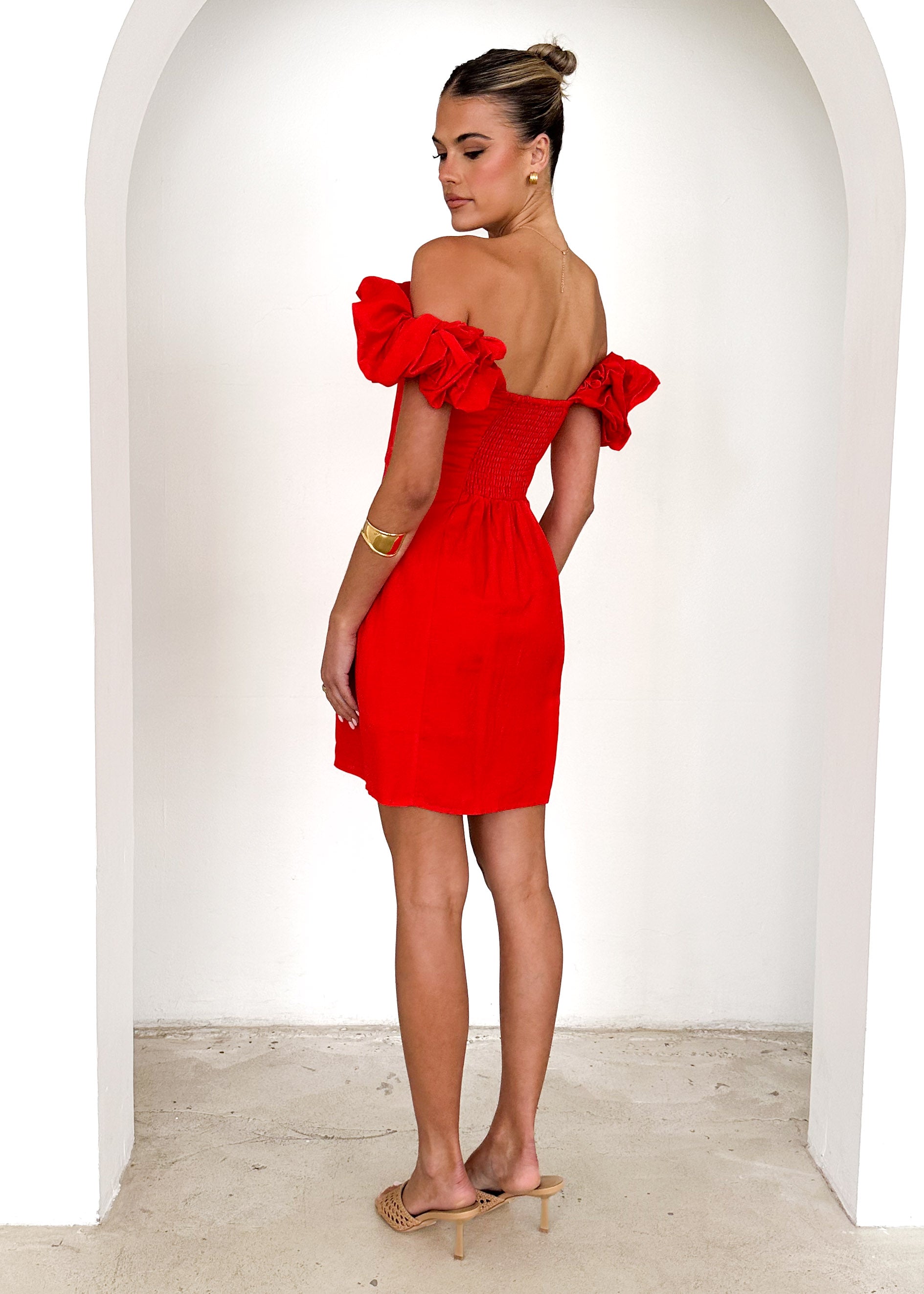 Ophelia Dress - Red