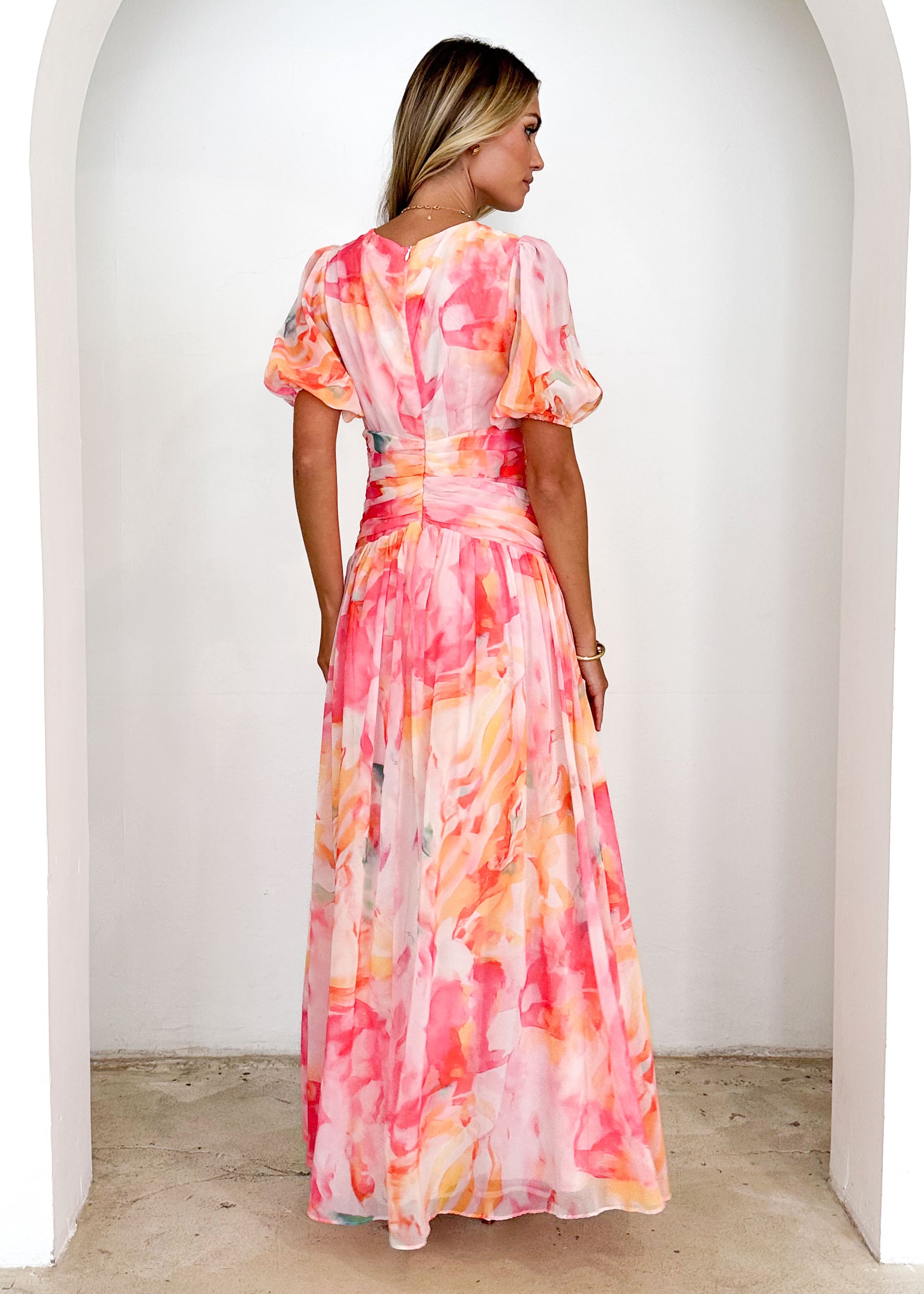 Aubree Maxi Dress - Ruby Splash