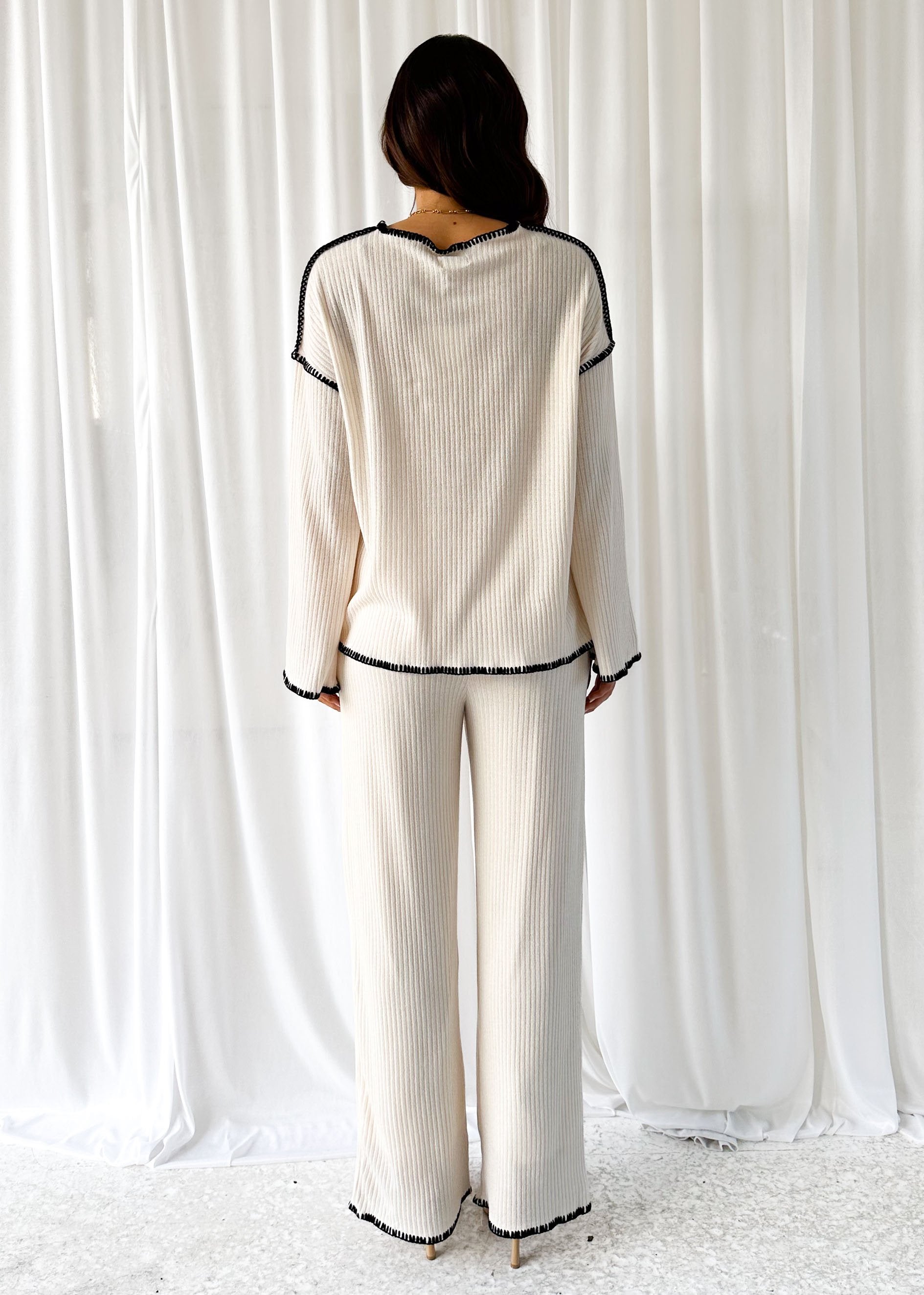 Ambar Knit Set - Cream