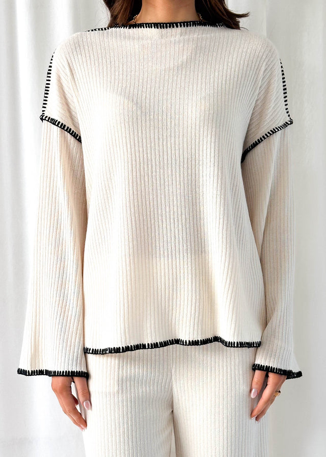 Ambar Knit Set - Cream