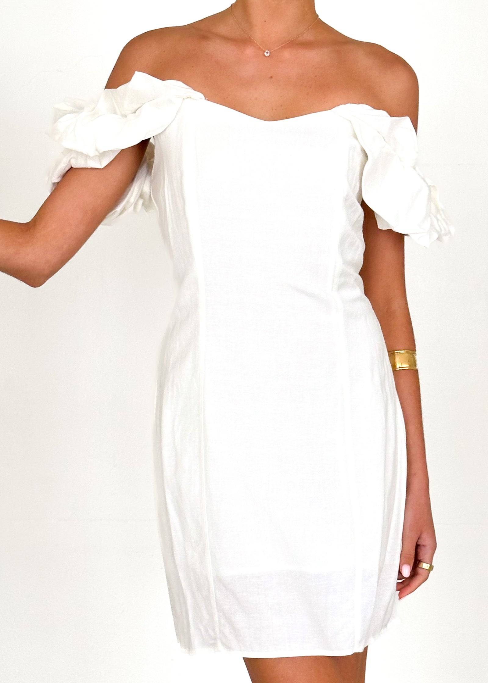 spanish dress white Spanish White Evening Dress| Evening Dresses MADE TO MEASURE / White / Satin main image 1