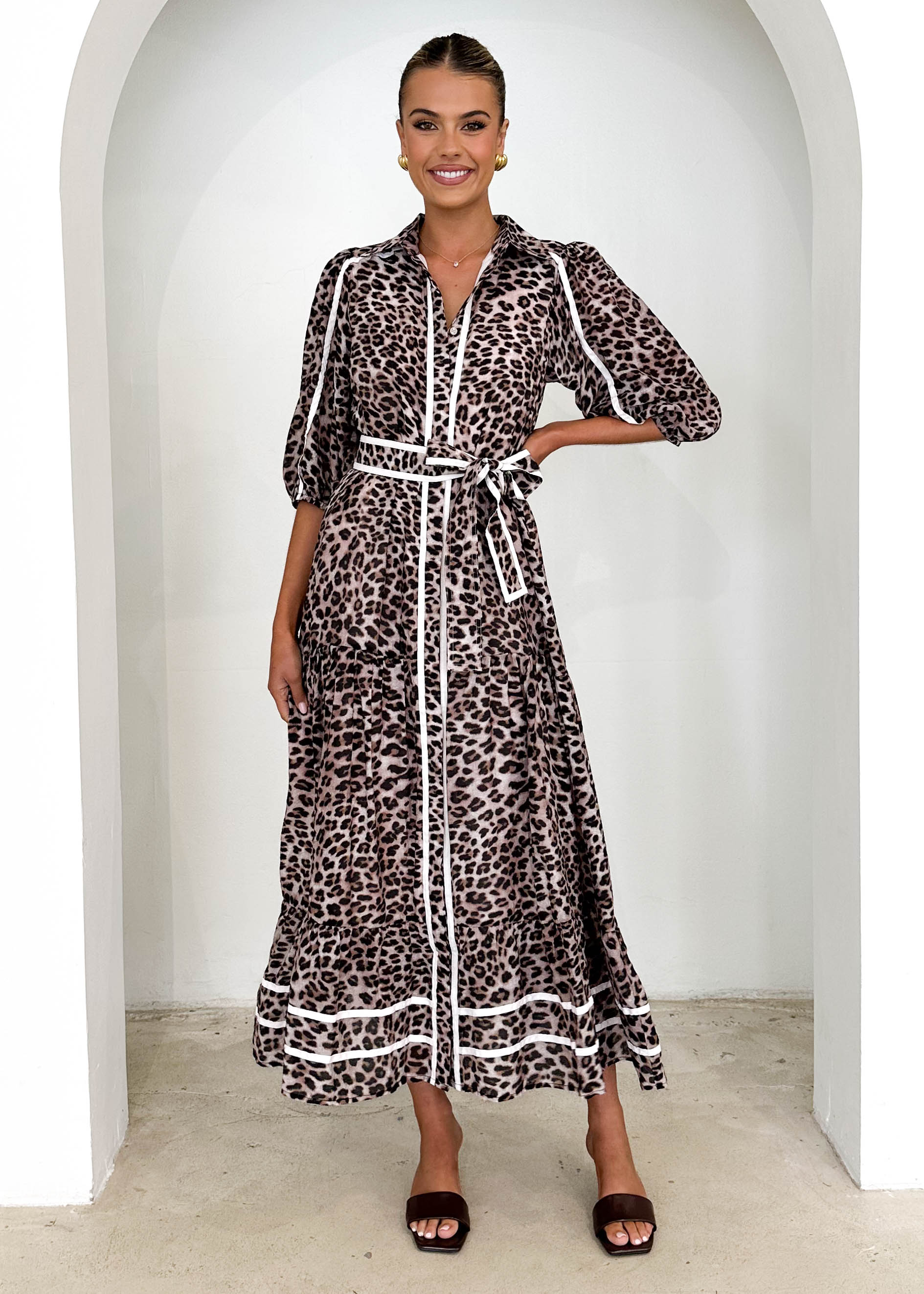 Tantal Maxi Dress - Leopard