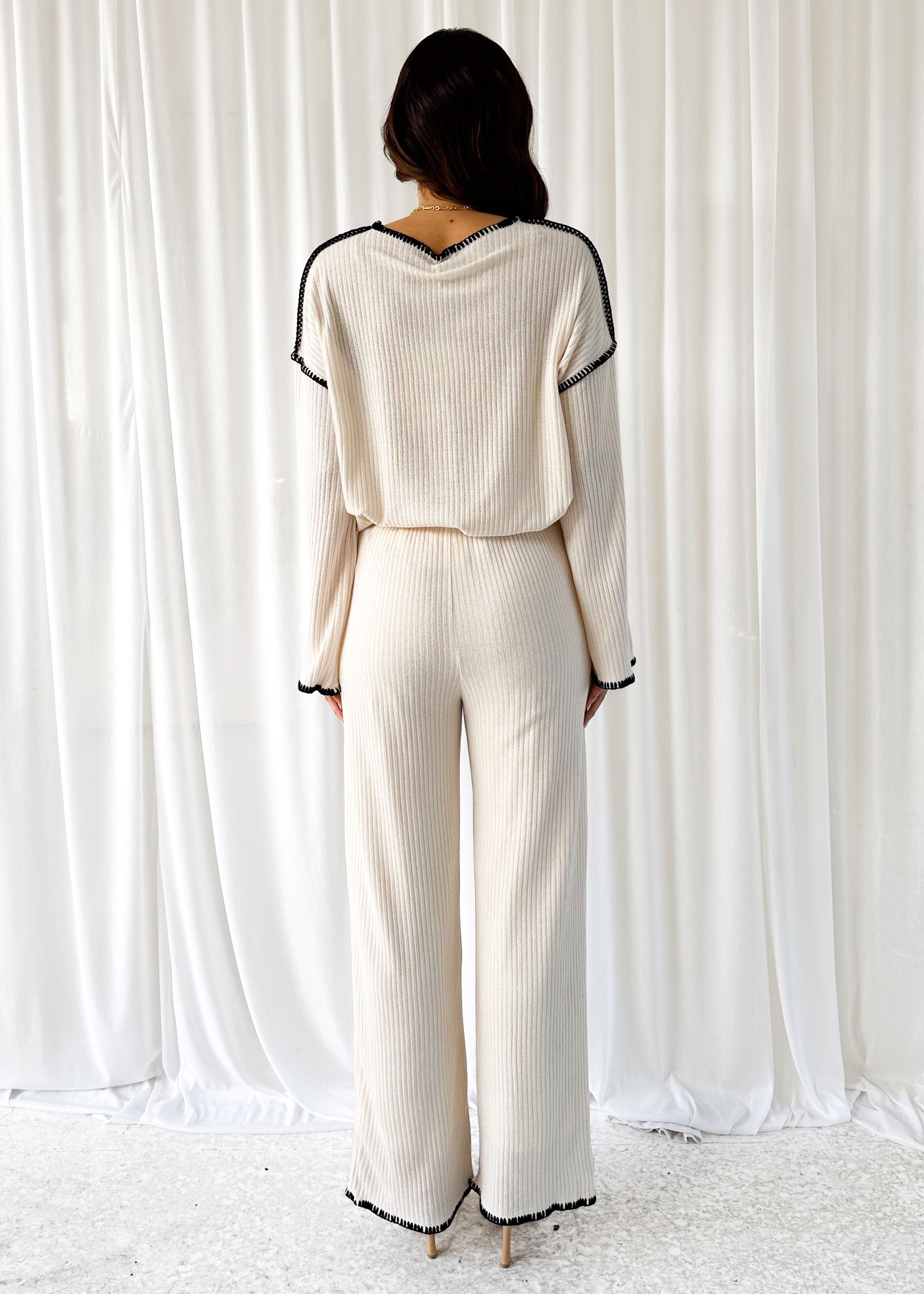 Ambar Knit Set - Cream