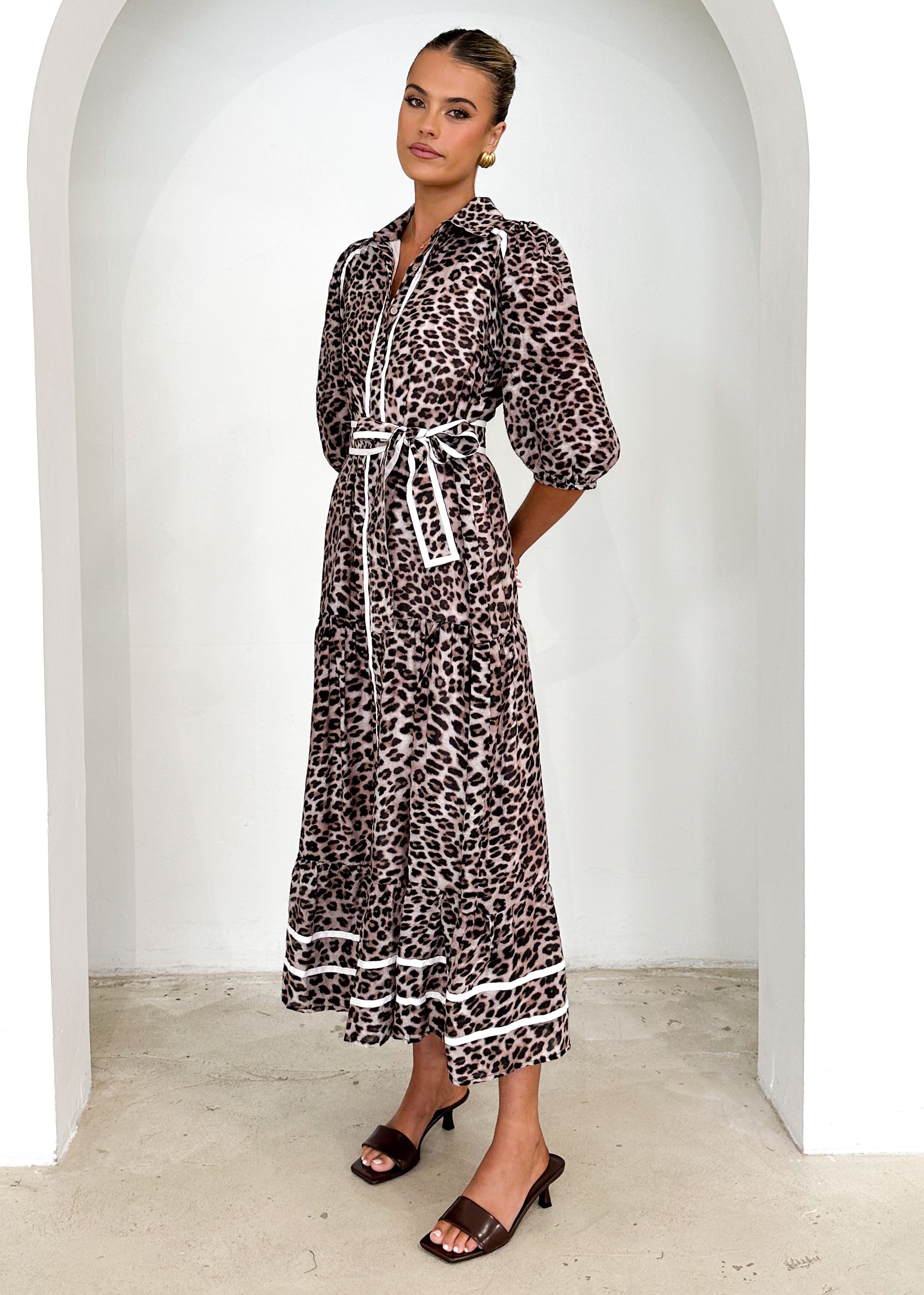 Tantal Maxi Dress - Leopard