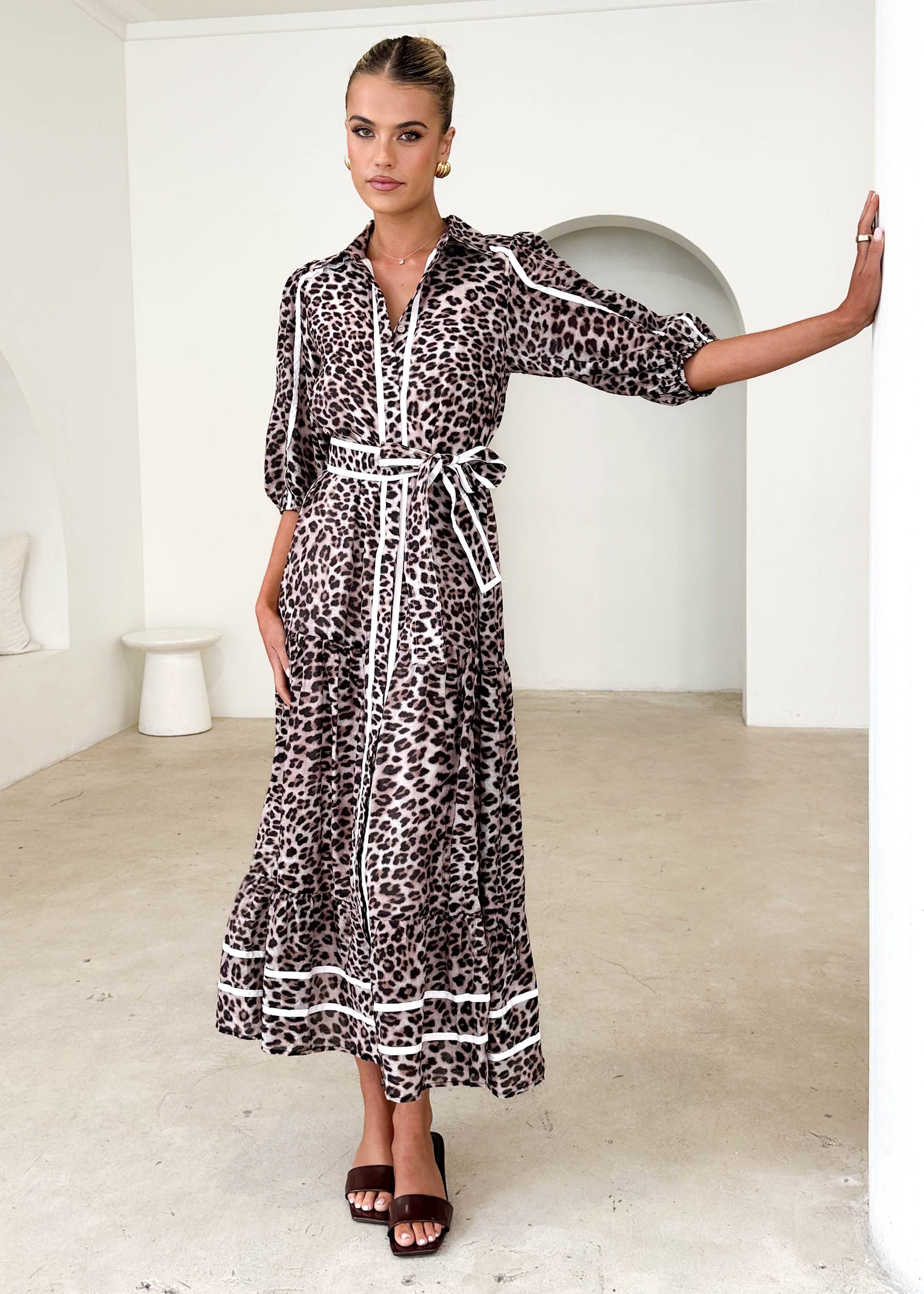 Tantal Maxi Dress - Leopard