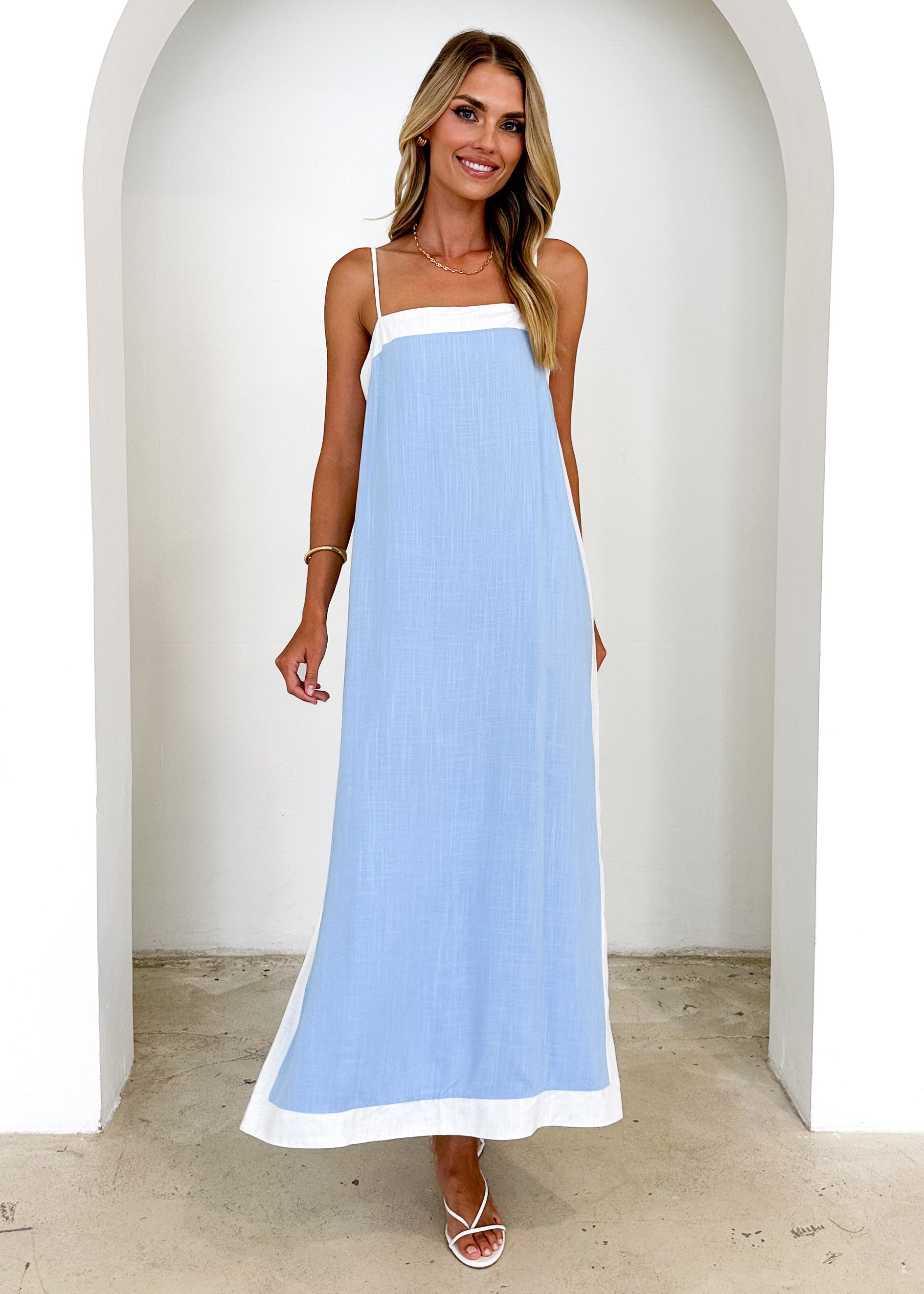 Zander Maxi Dress - Blue