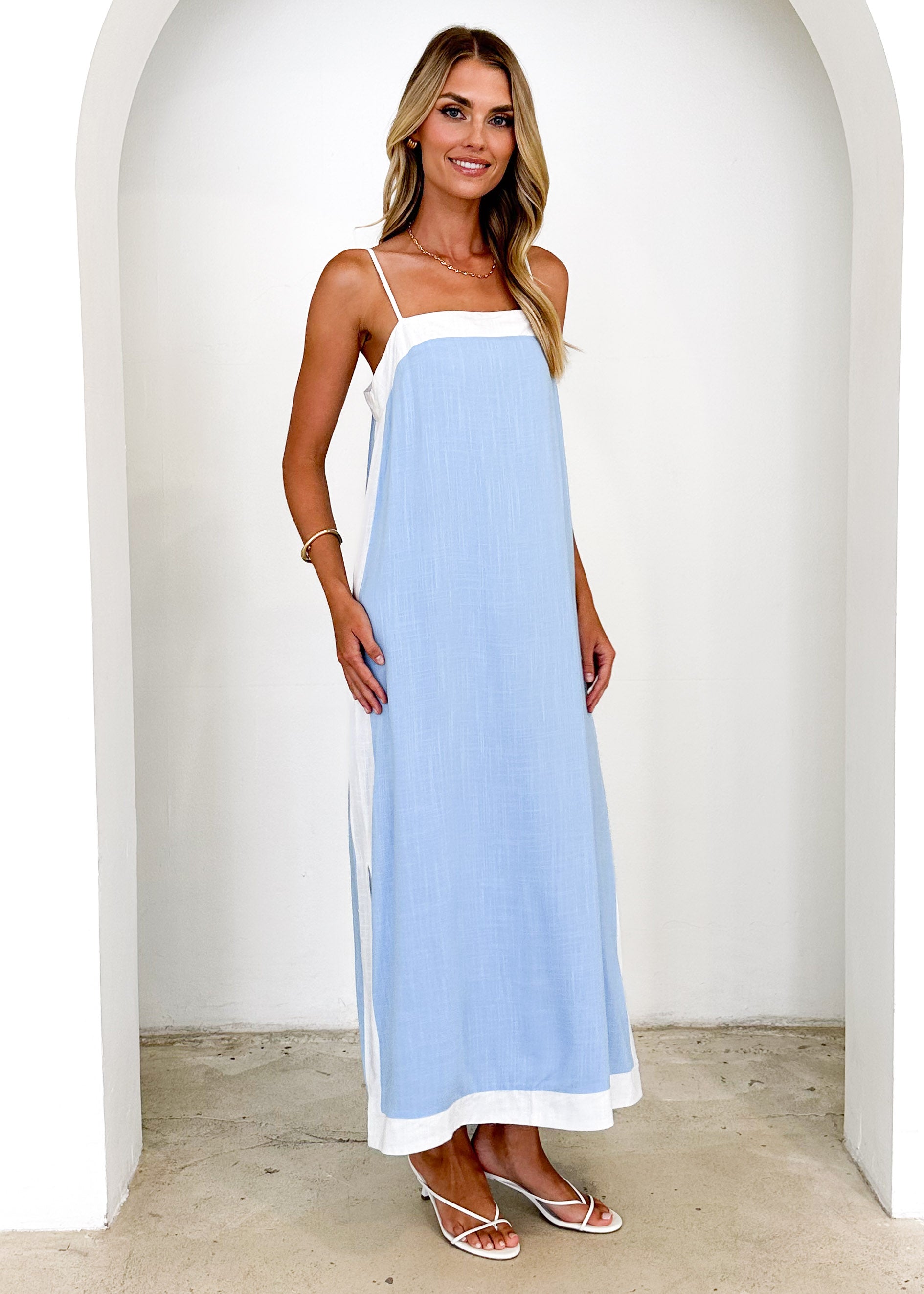 Zander Maxi Dress - Blue