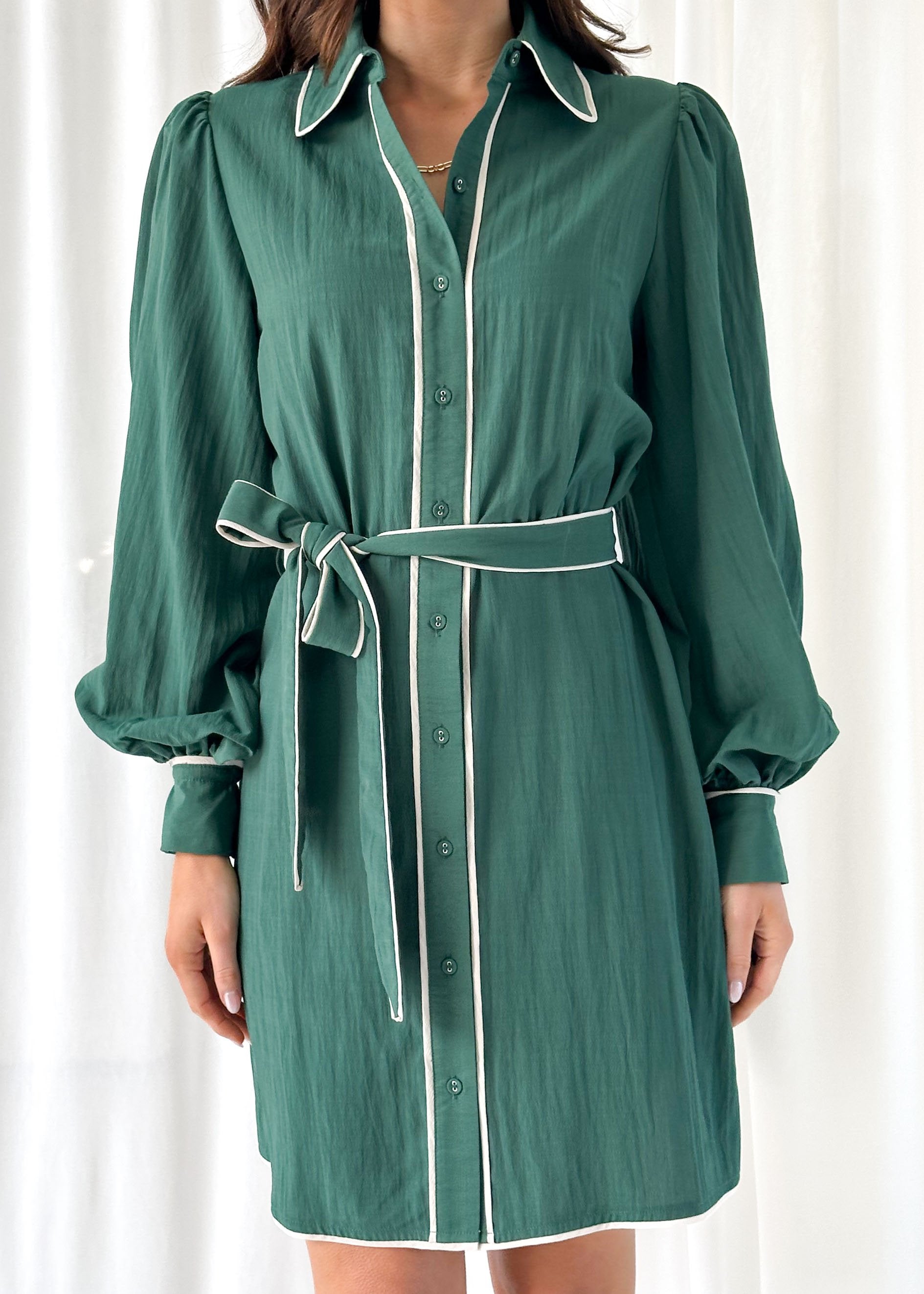 Adrienne Dress - Emerald