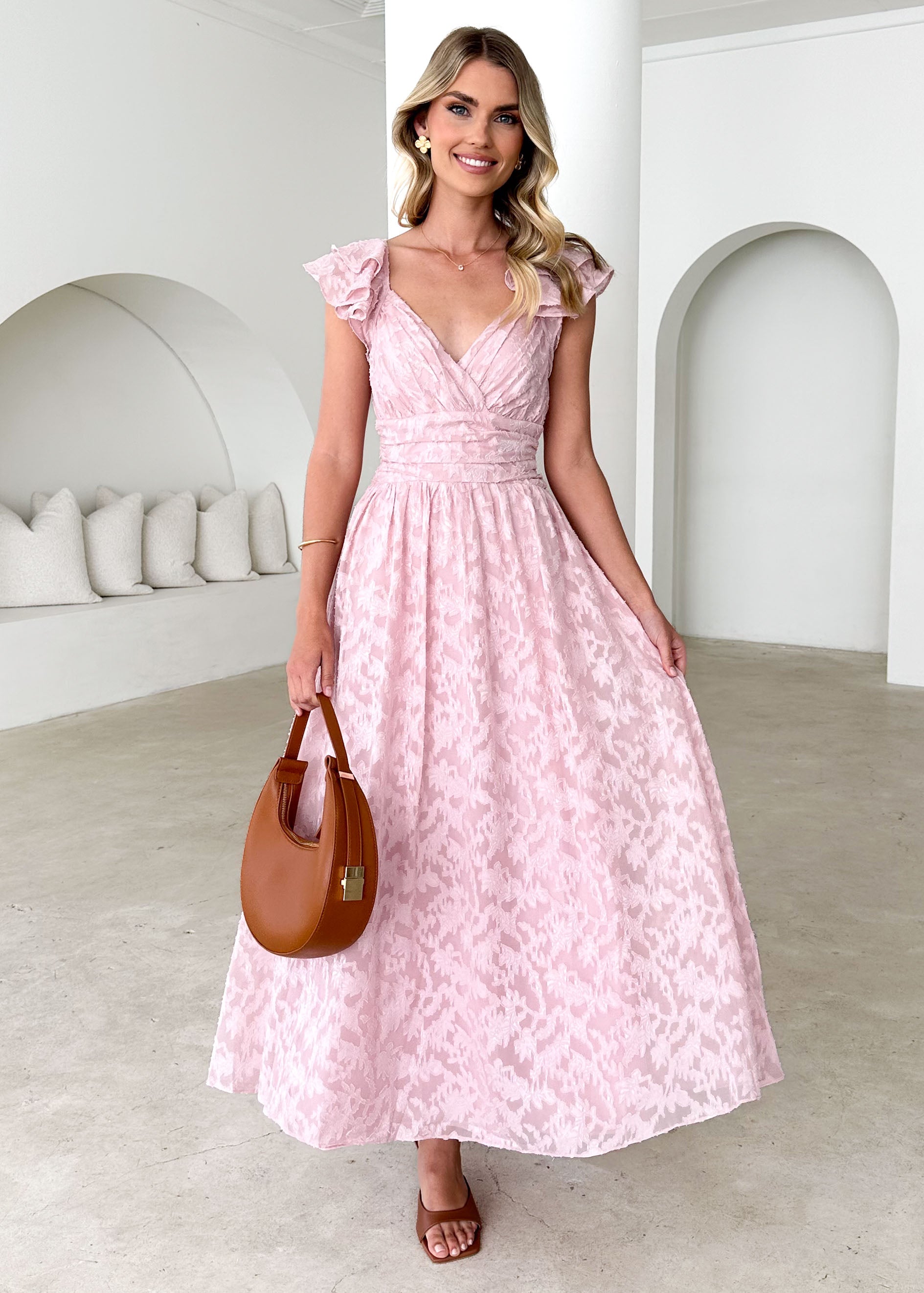 Aries Maxi Dress - Blush