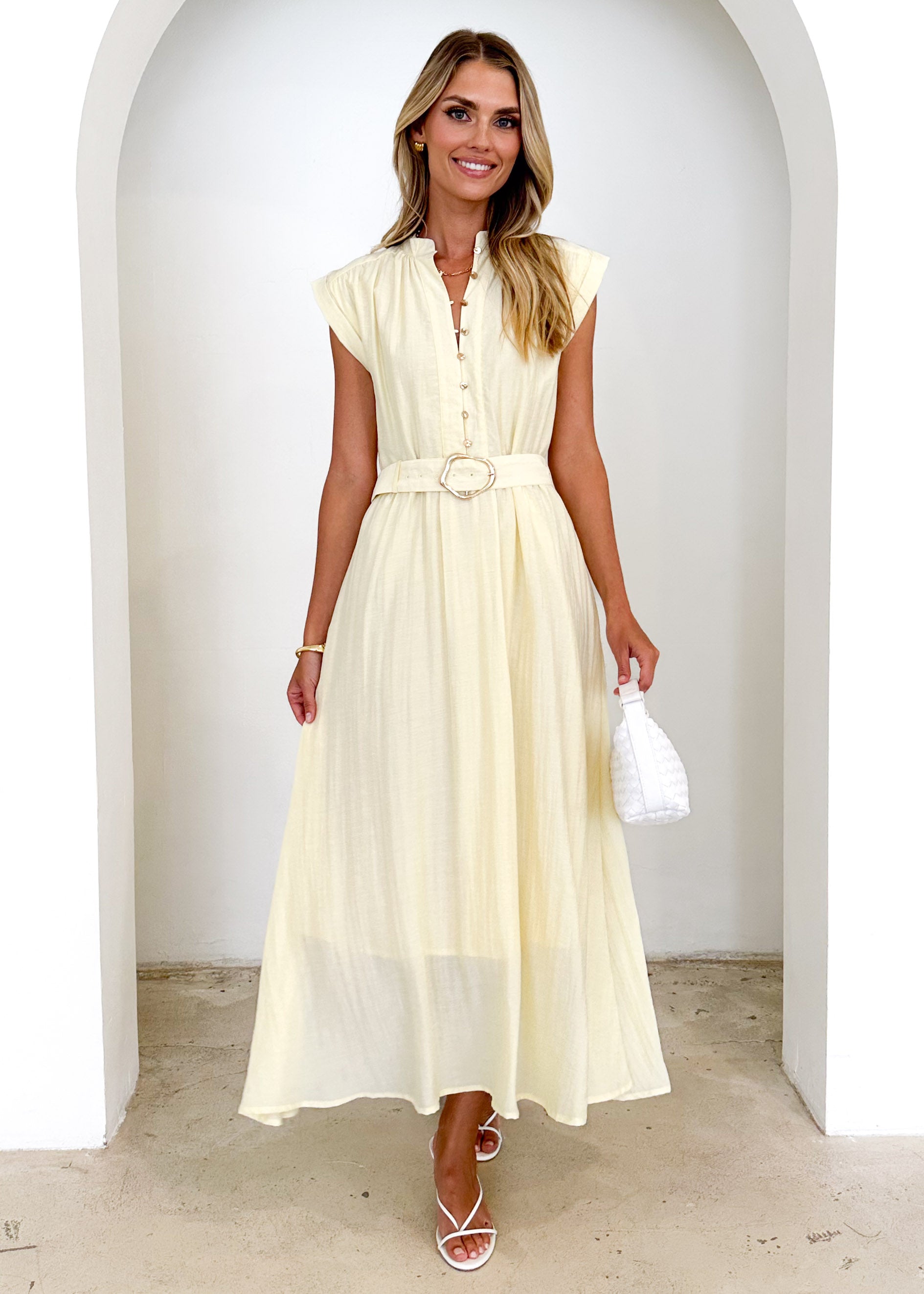 Rivington Maxi Dress - Lemon