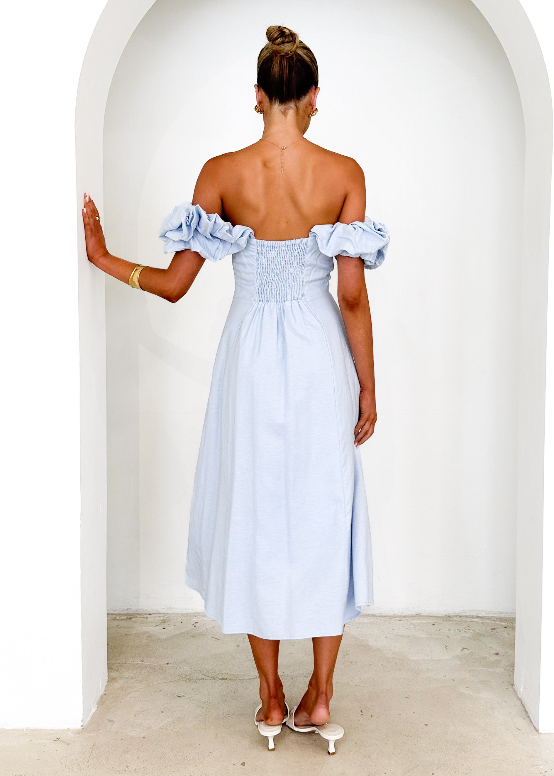 Celtic Midi Dress - Powder Blue