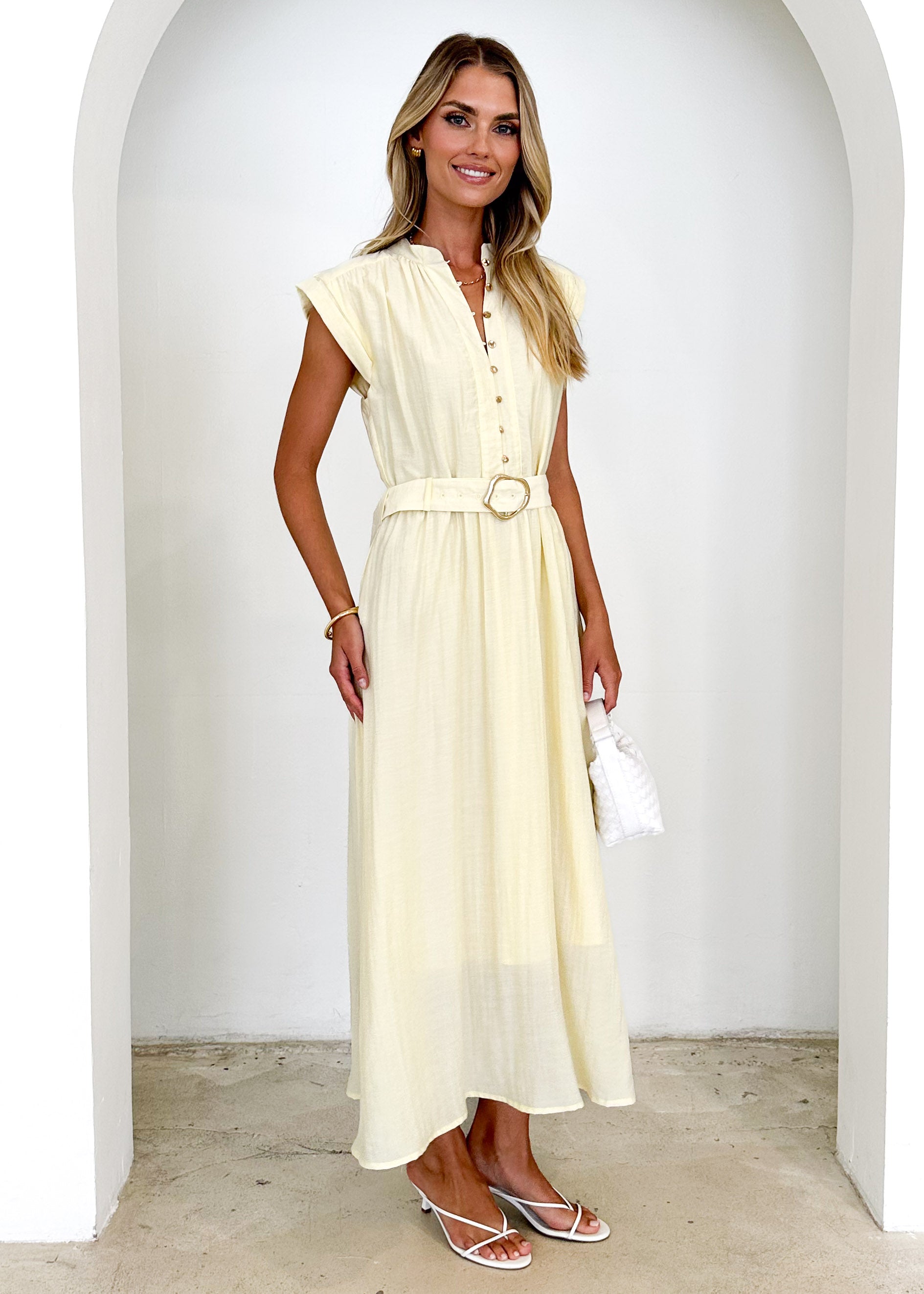 Rivington Maxi Dress - Lemon