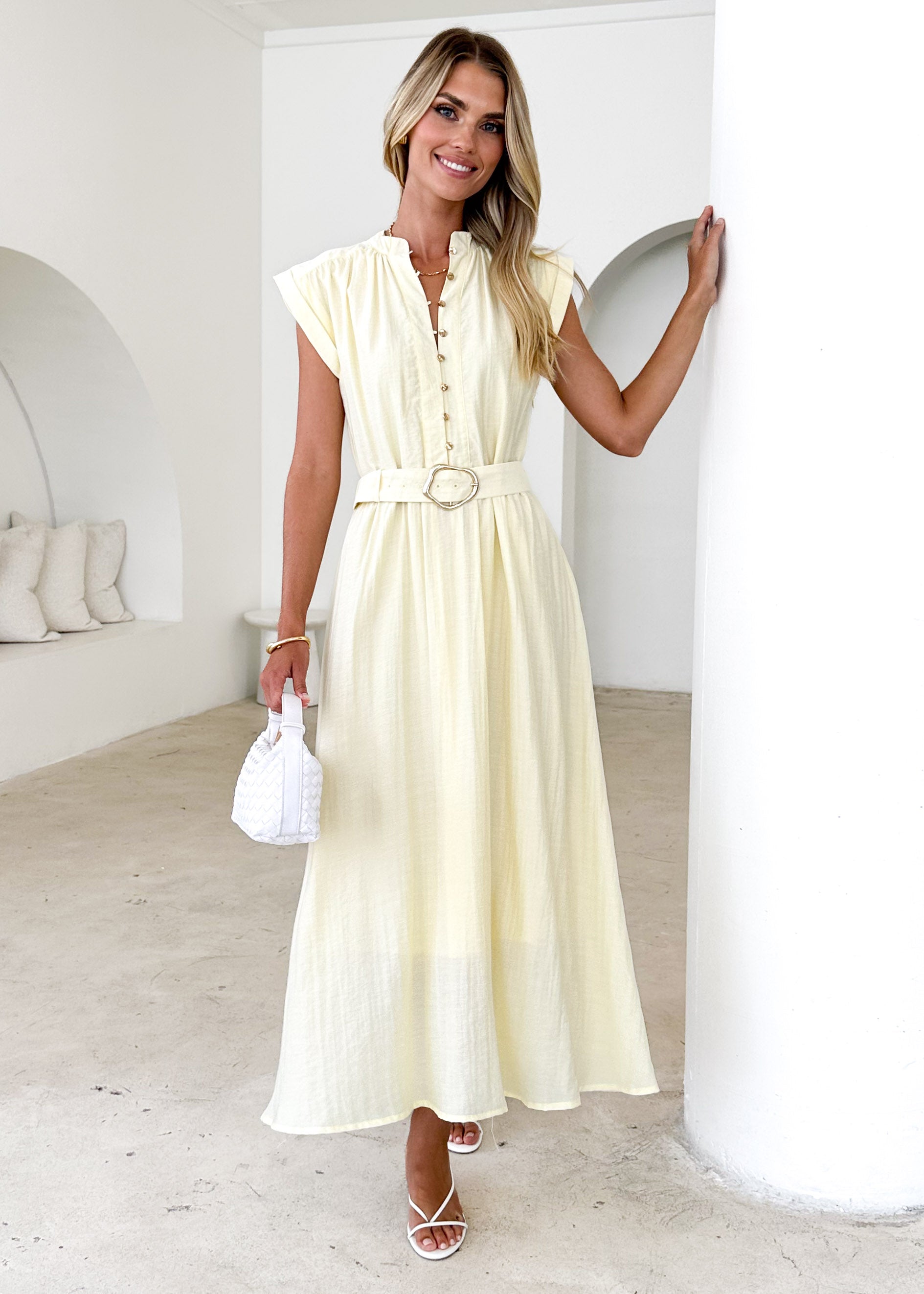 Rivington Maxi Dress - Lemon