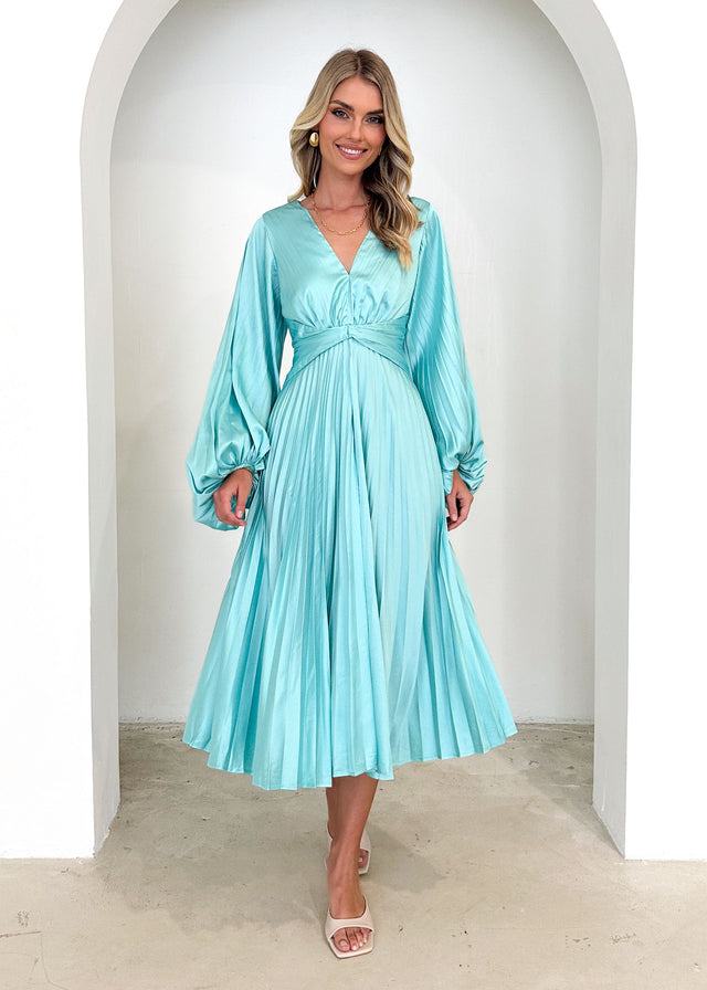 Narina Midi Dress - Aqua