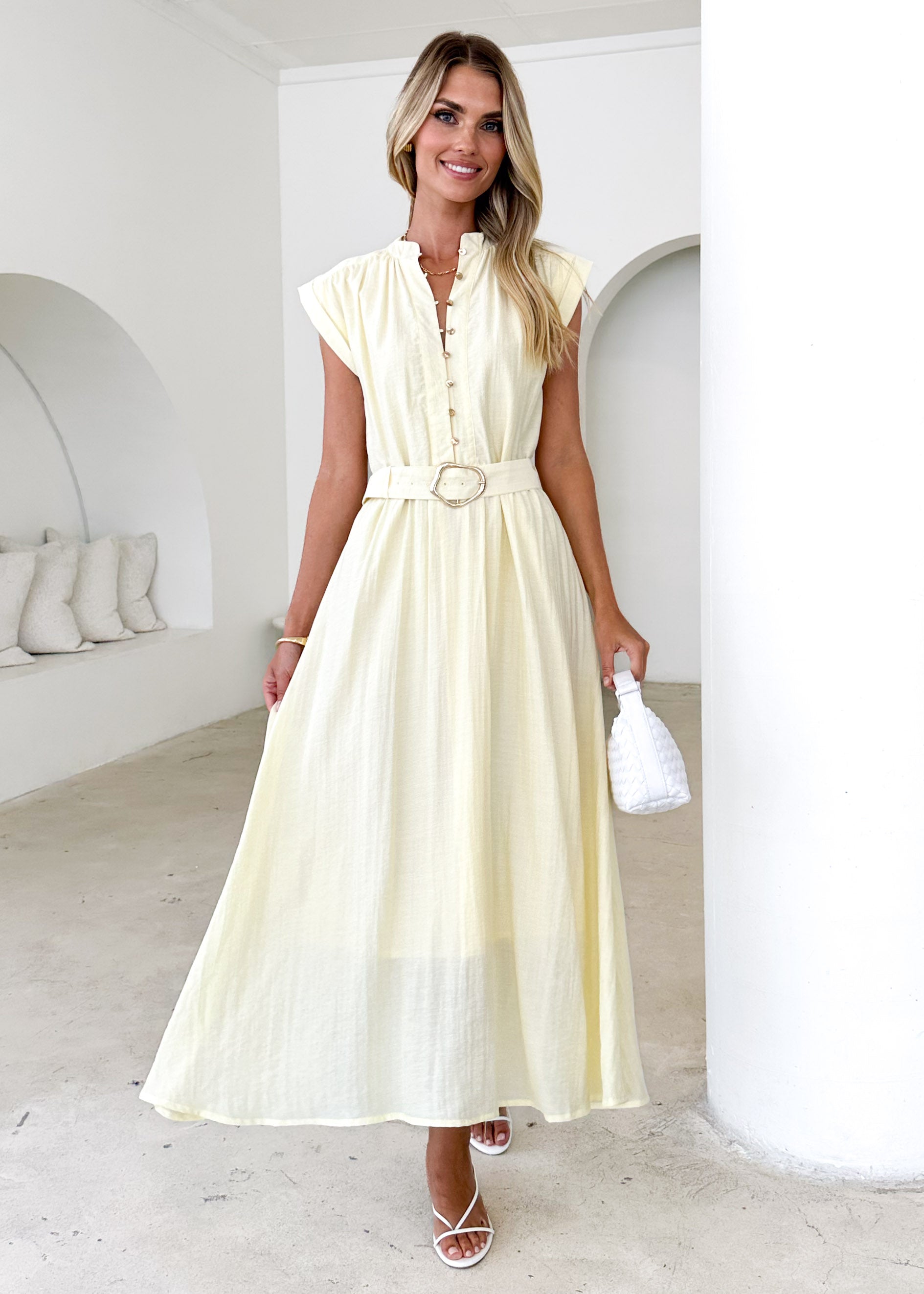 Rivington Maxi Dress - Lemon