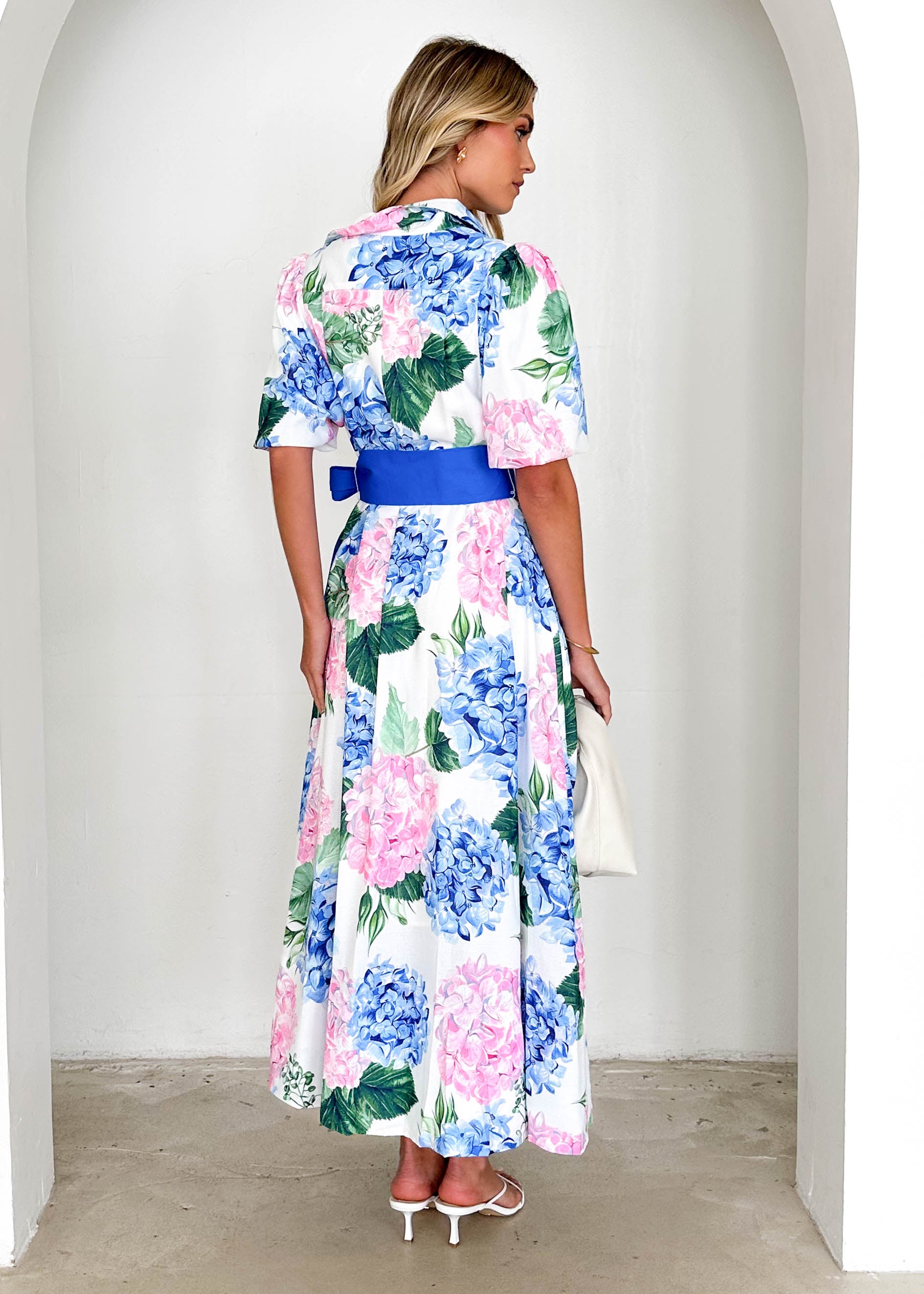 Bianka Maxi Dress - Blue Hydrangea