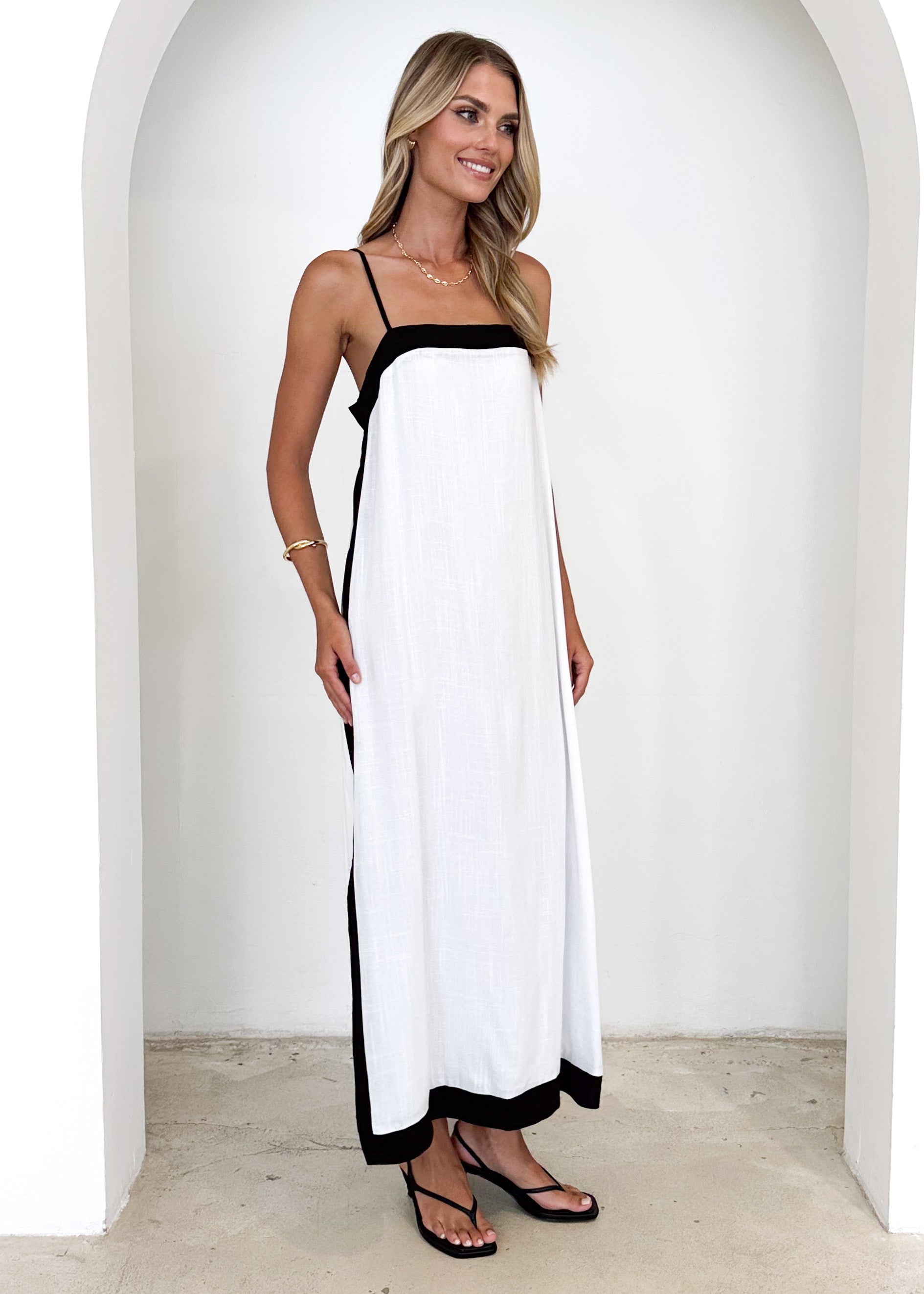 Zander Maxi Dress - Off White