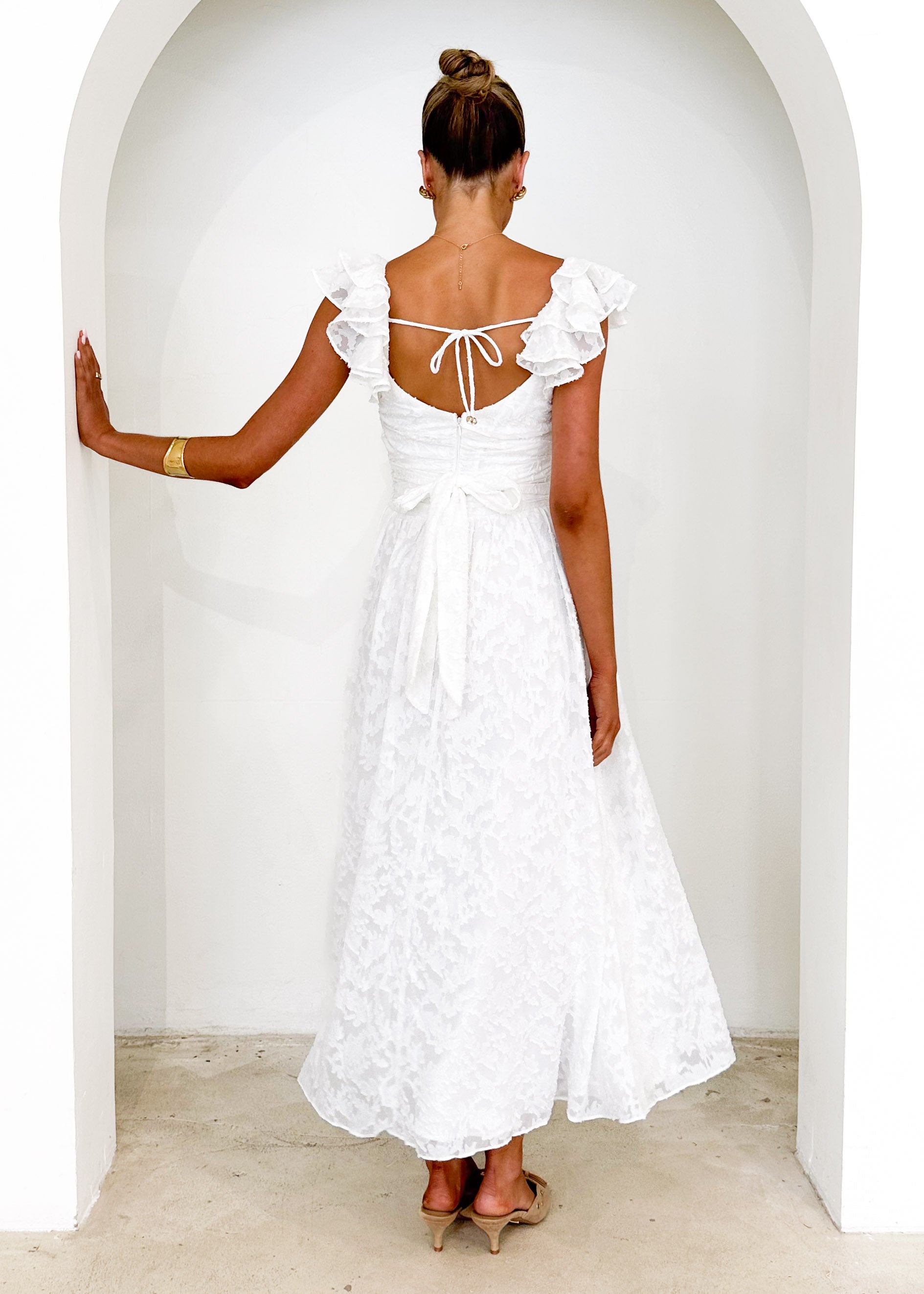 Aries Maxi Dress - Off White